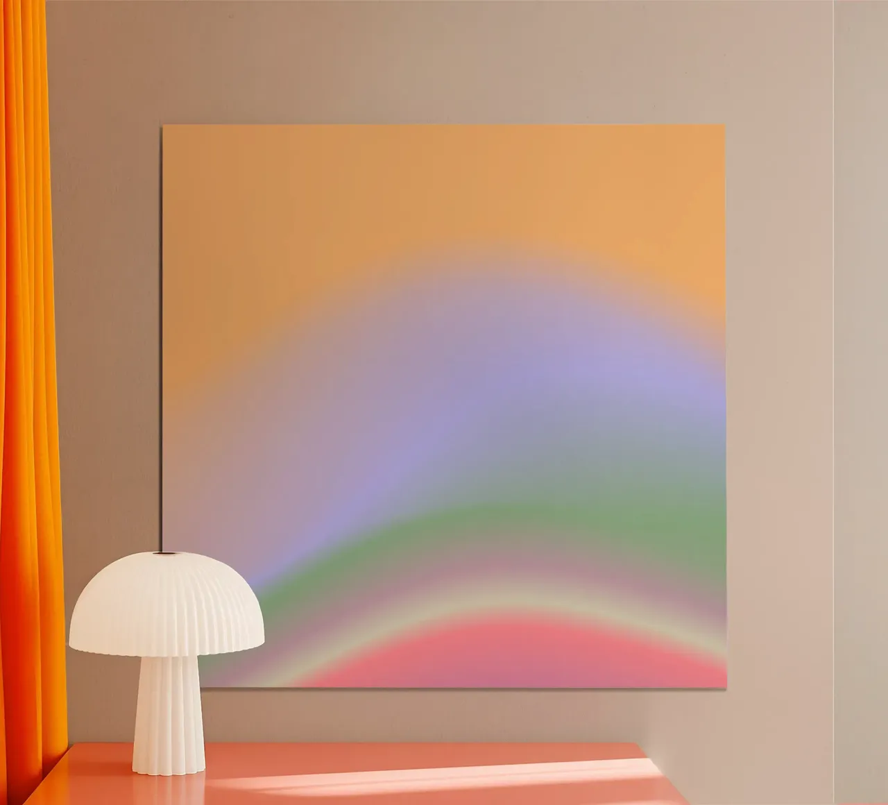 Chill, when God wants it to happen it will, happen. 🧡 poster con marco de aluminio de ÂME LIBRE STUDIO