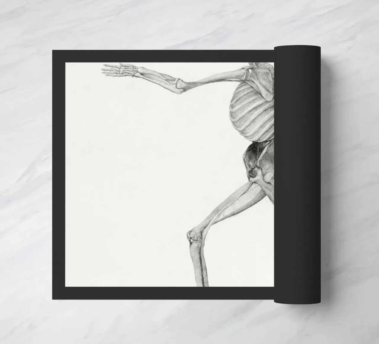 Human Skeleton doormat by vintageshop