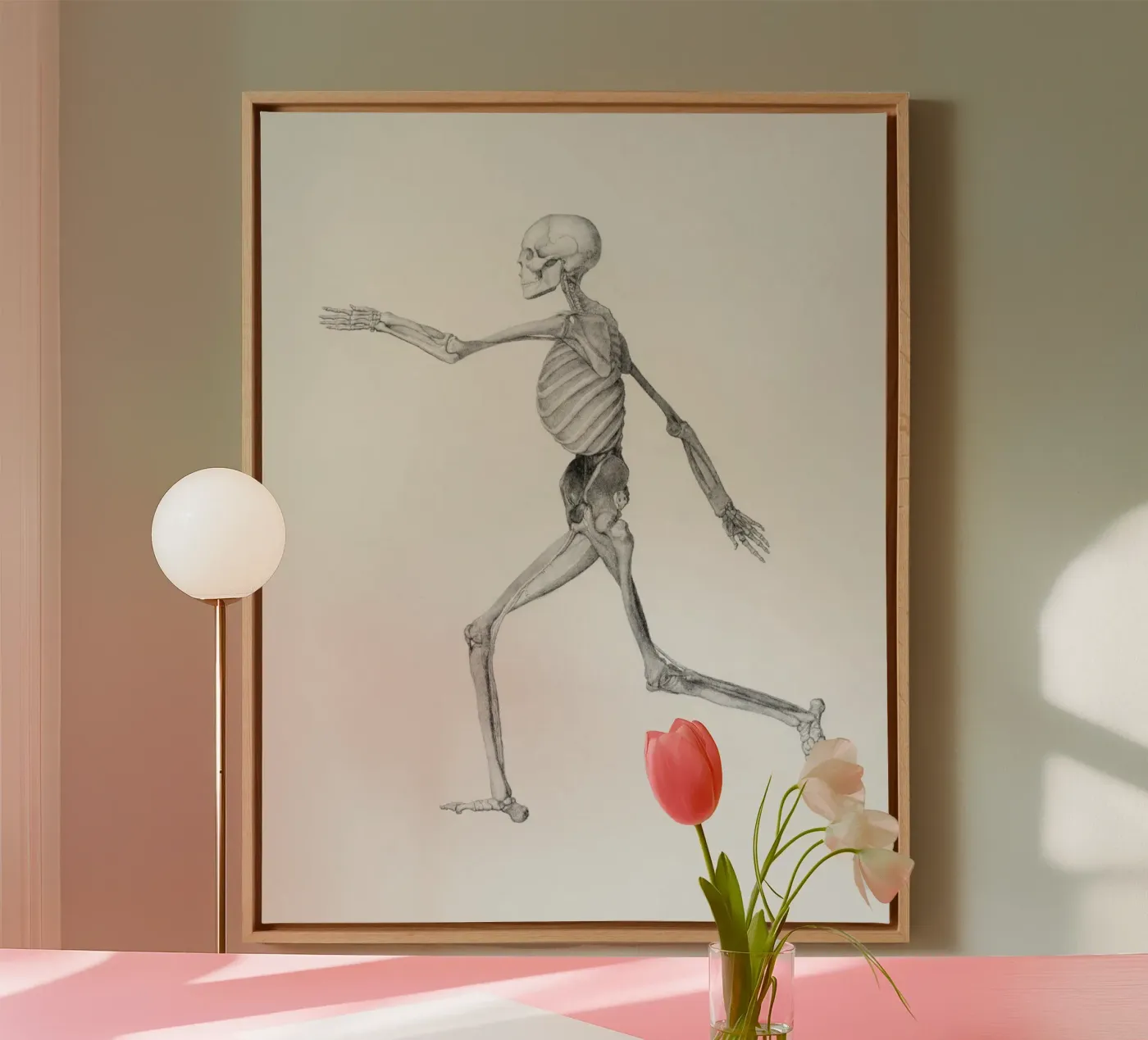 Human Skeleton tela da vintageshop