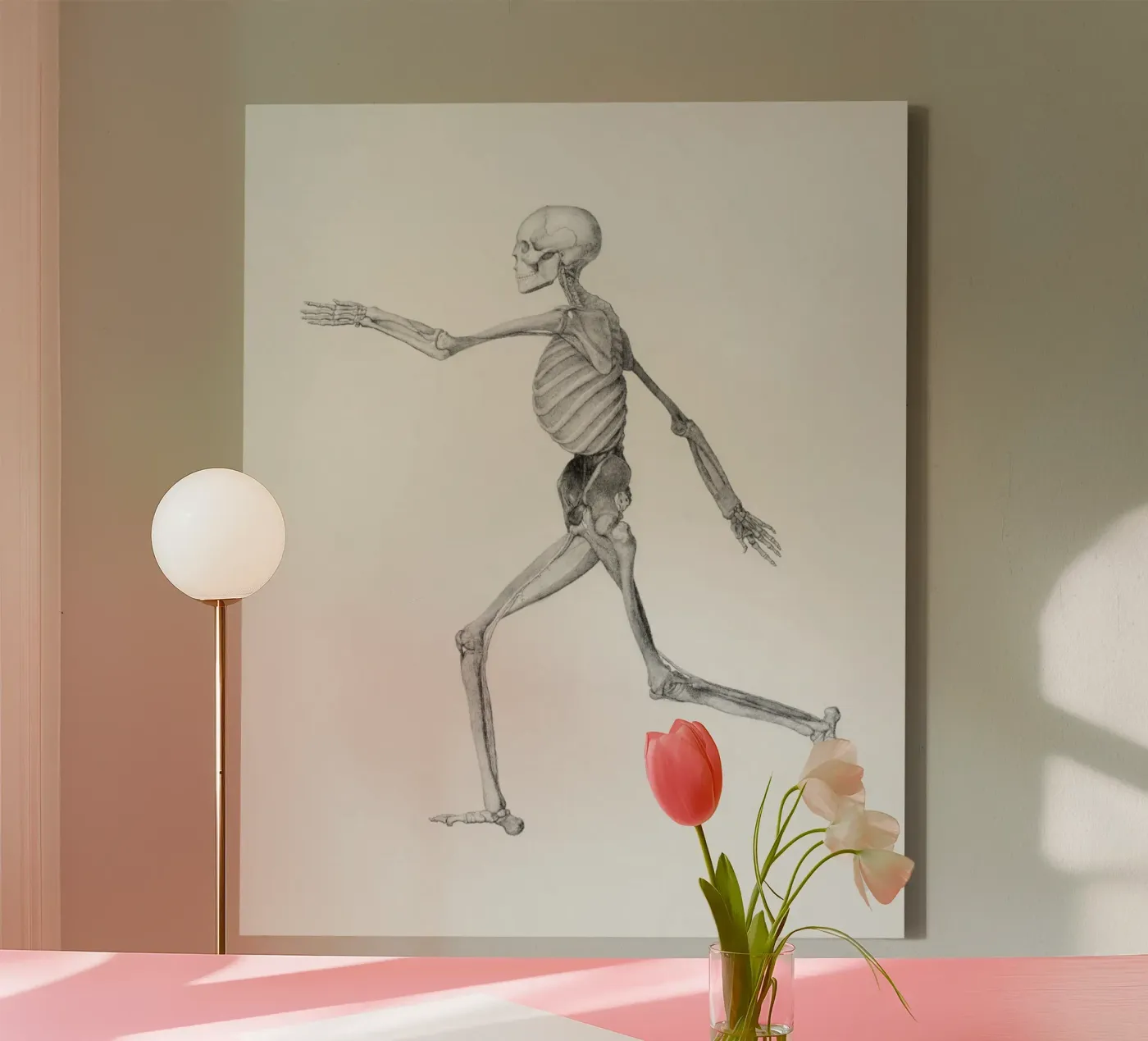 Human Skeleton tela da vintageshop