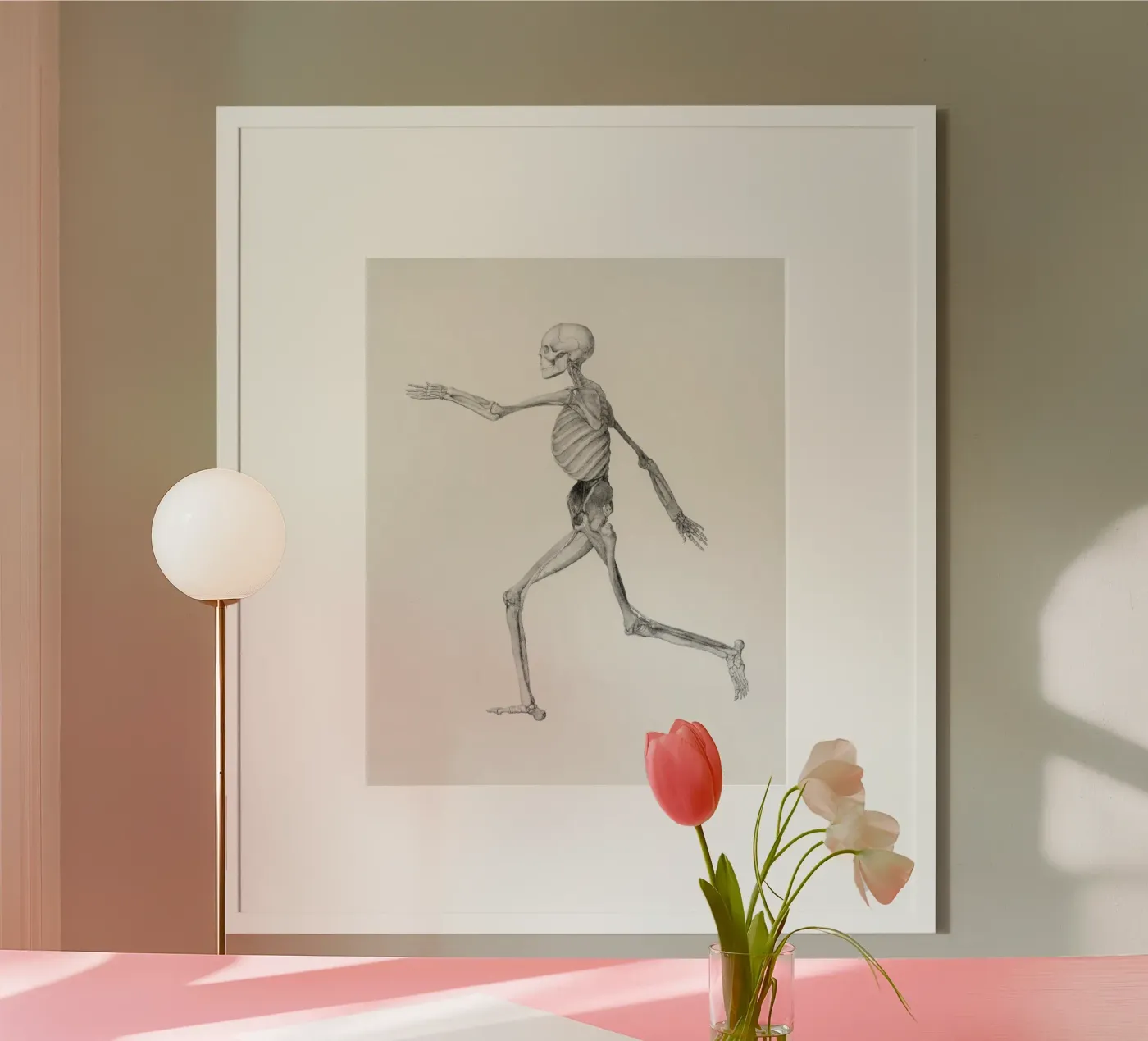 Human Skeleton poster van vintageshop