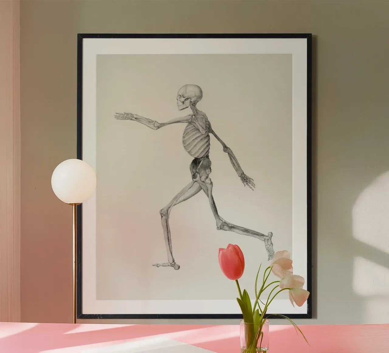 Human Skeleton poster da vintageshop