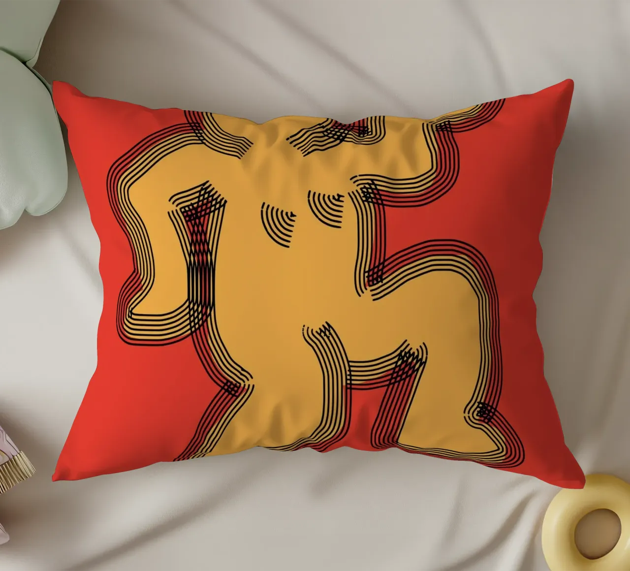 Groovy popping 02 cuscino da Little Dean