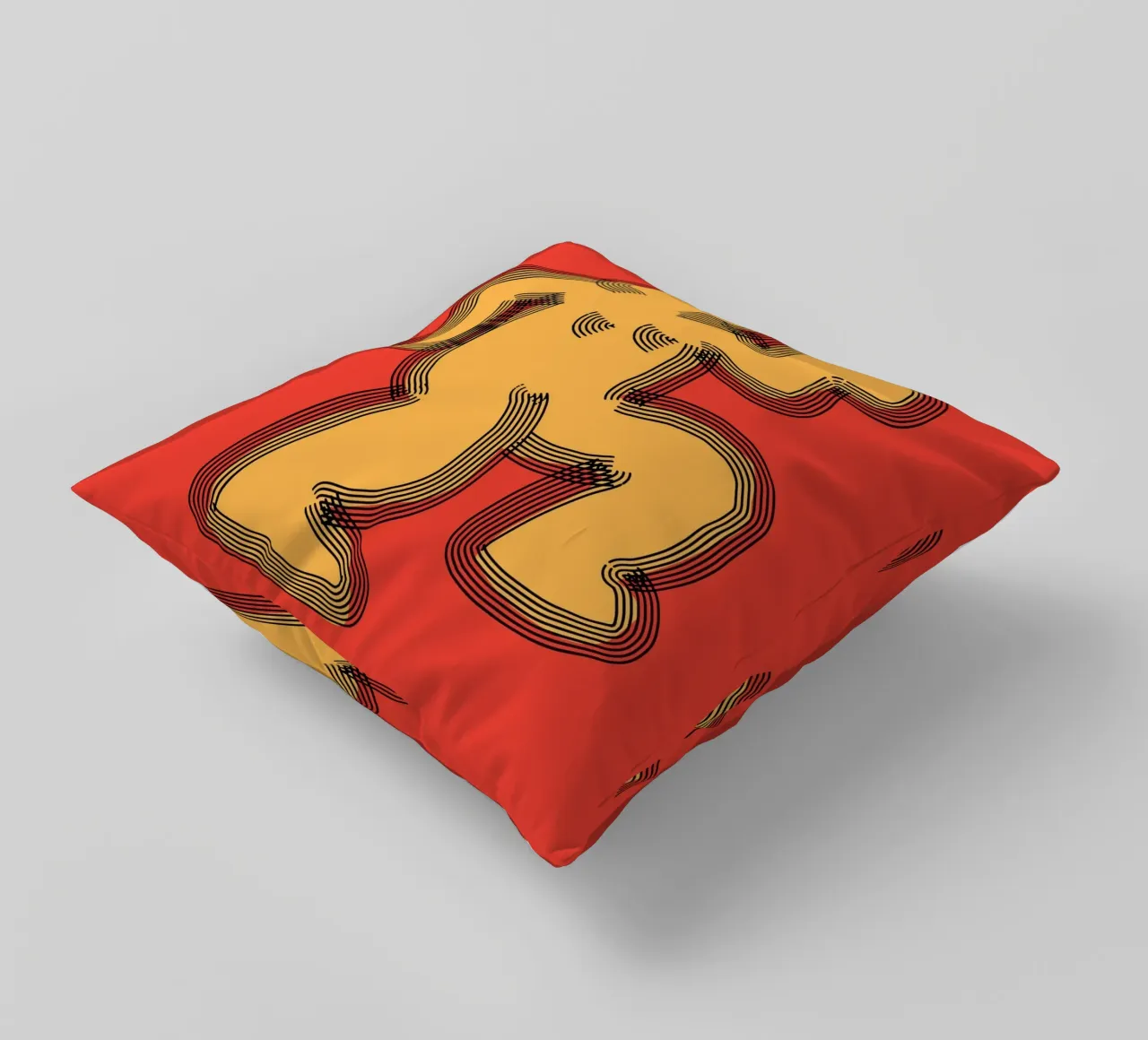 Groovy popping 02 cuscino da Little Dean