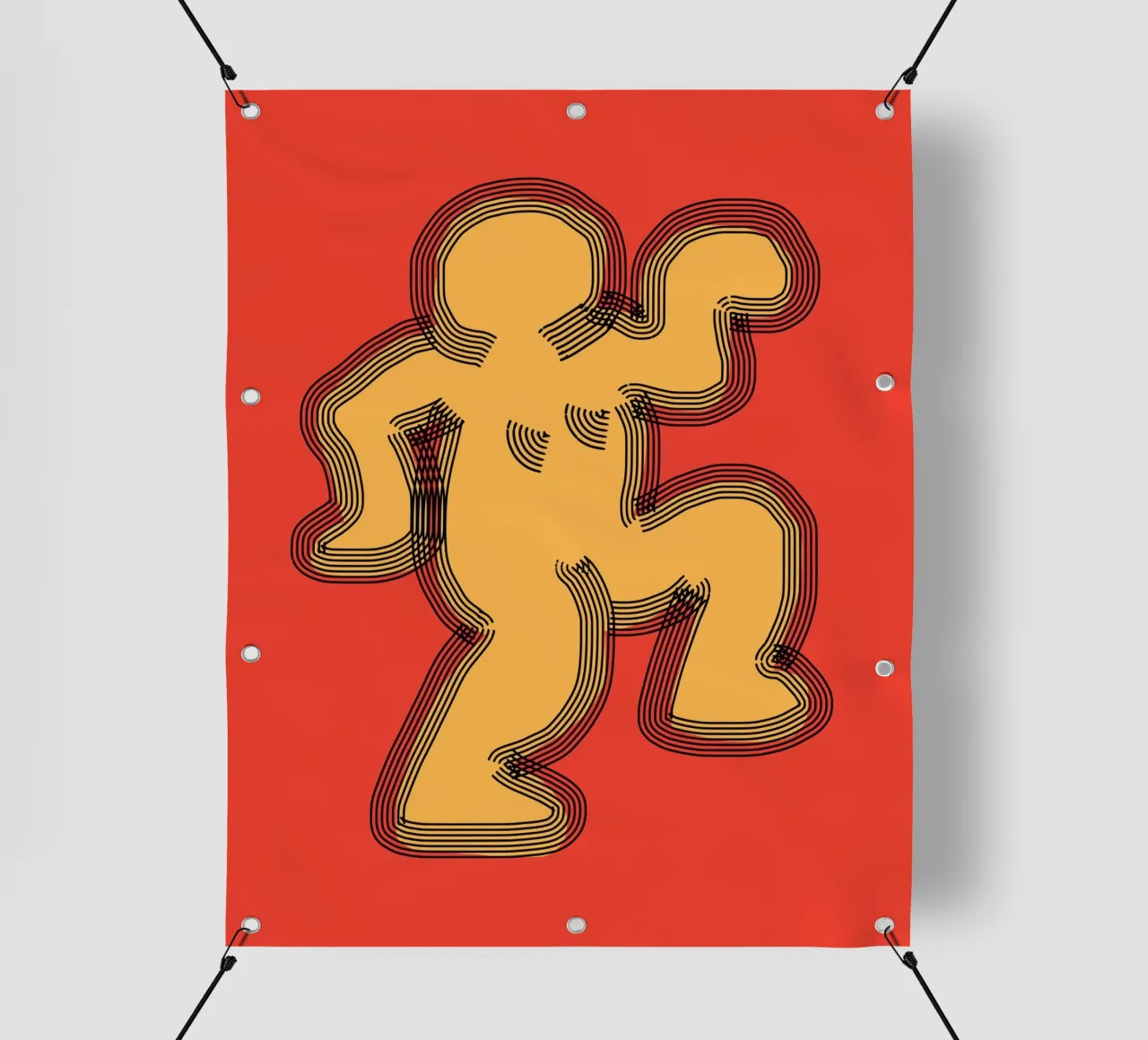 Groovy popping 02 telo in pvc da Little Dean