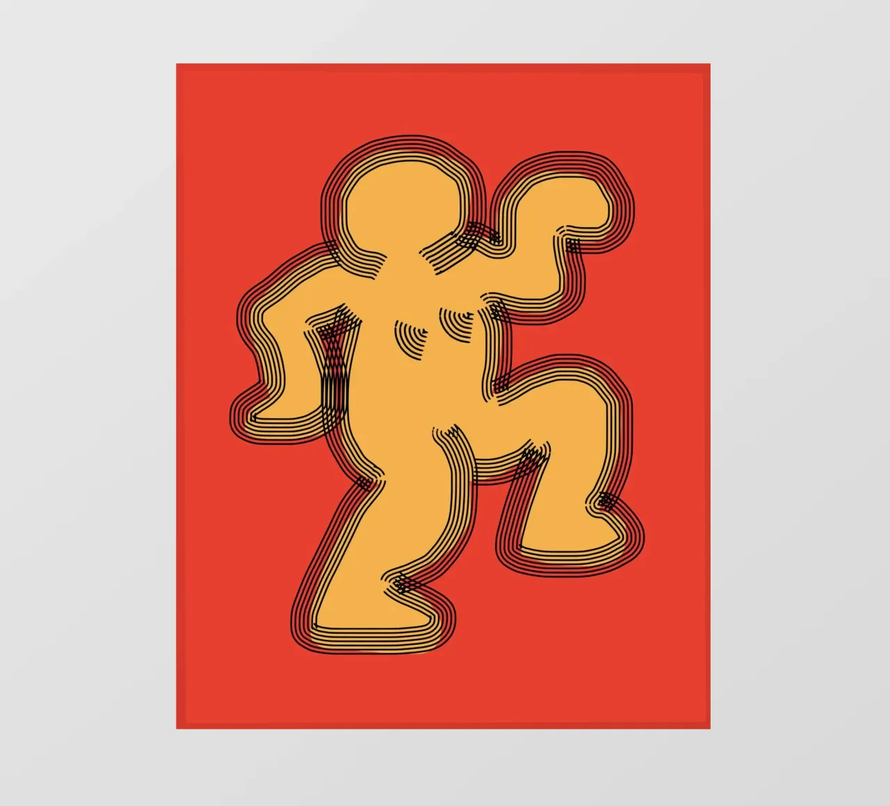 Groovy popping 02 telo in pvc da Little Dean