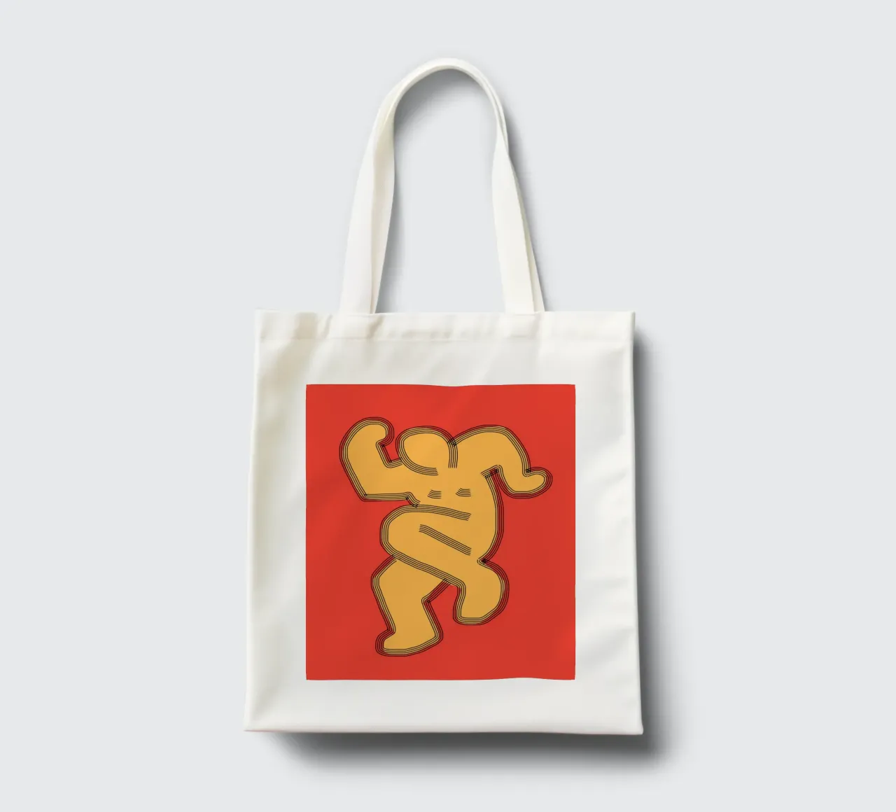 Groovy popping 03 borsa in juta da Little Dean