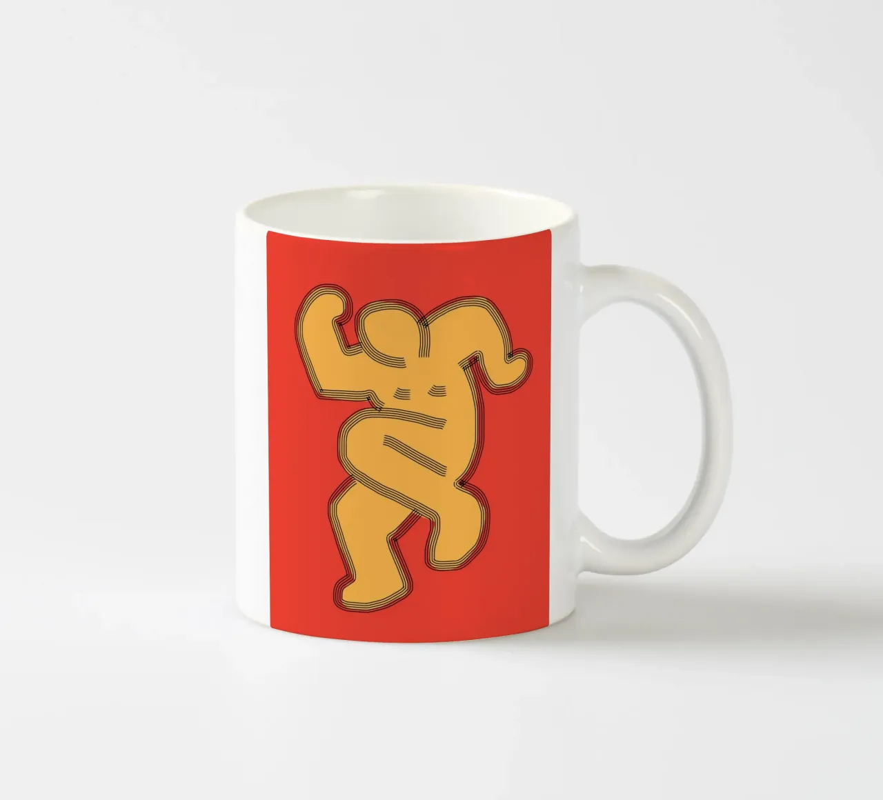Groovy popping 03 tazza in ceramica da Little Dean