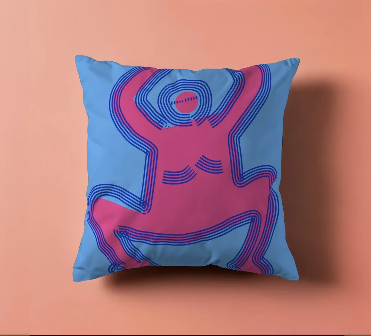 Popping groovy 04 cuscino da Little Dean