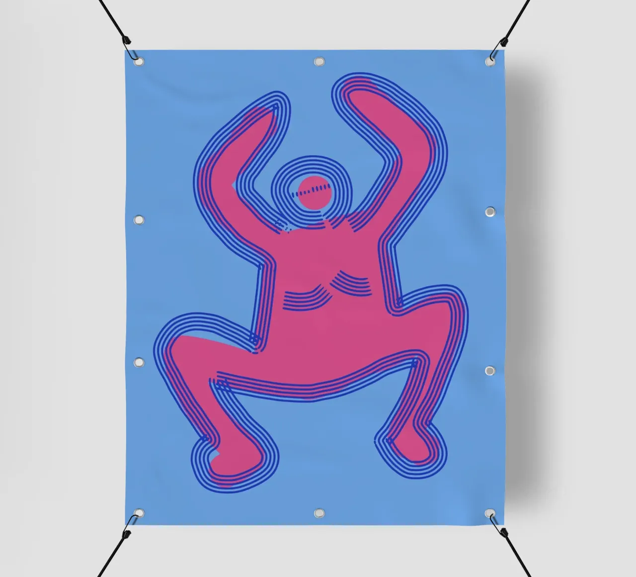 Popping groovy 04 telo in pvc da Little Dean