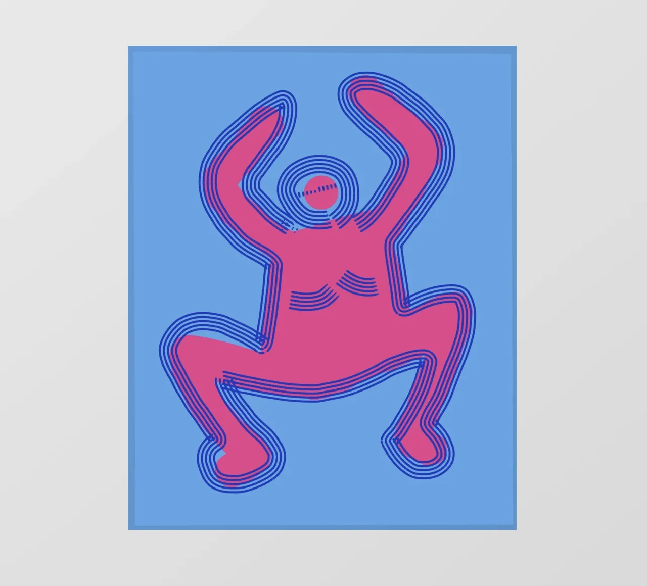 Popping groovy 04 telo in pvc da Little Dean