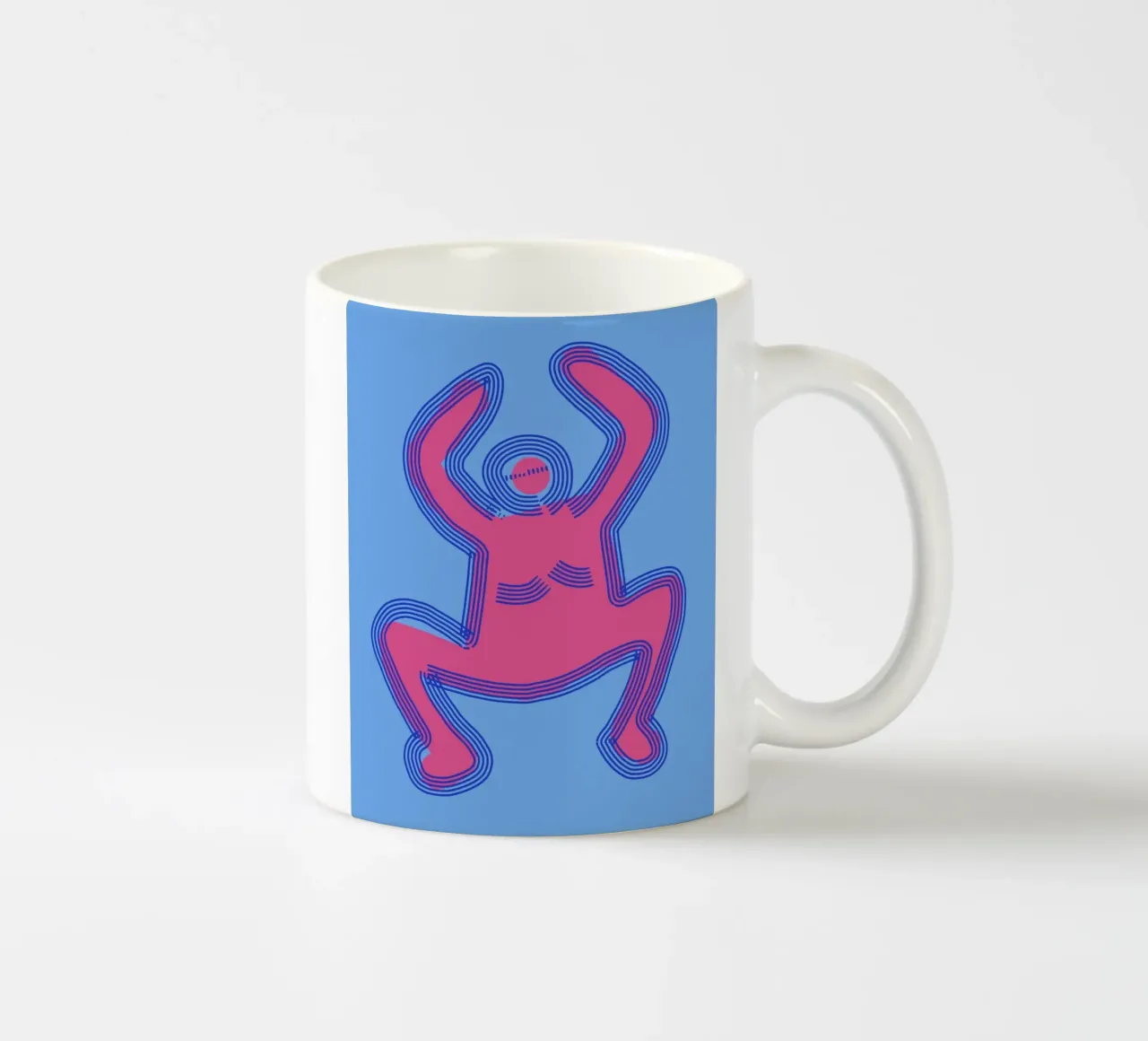 Popping groovy 04 tazza in ceramica da Little Dean