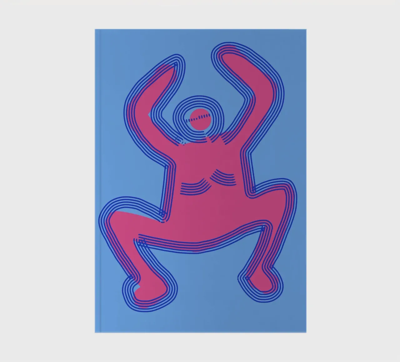 Groovy popping 04 notebook by Little Dean