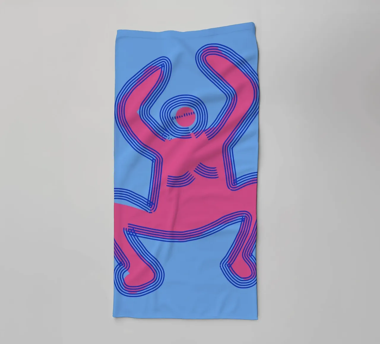 Groovy popping 04 towel by Little Dean