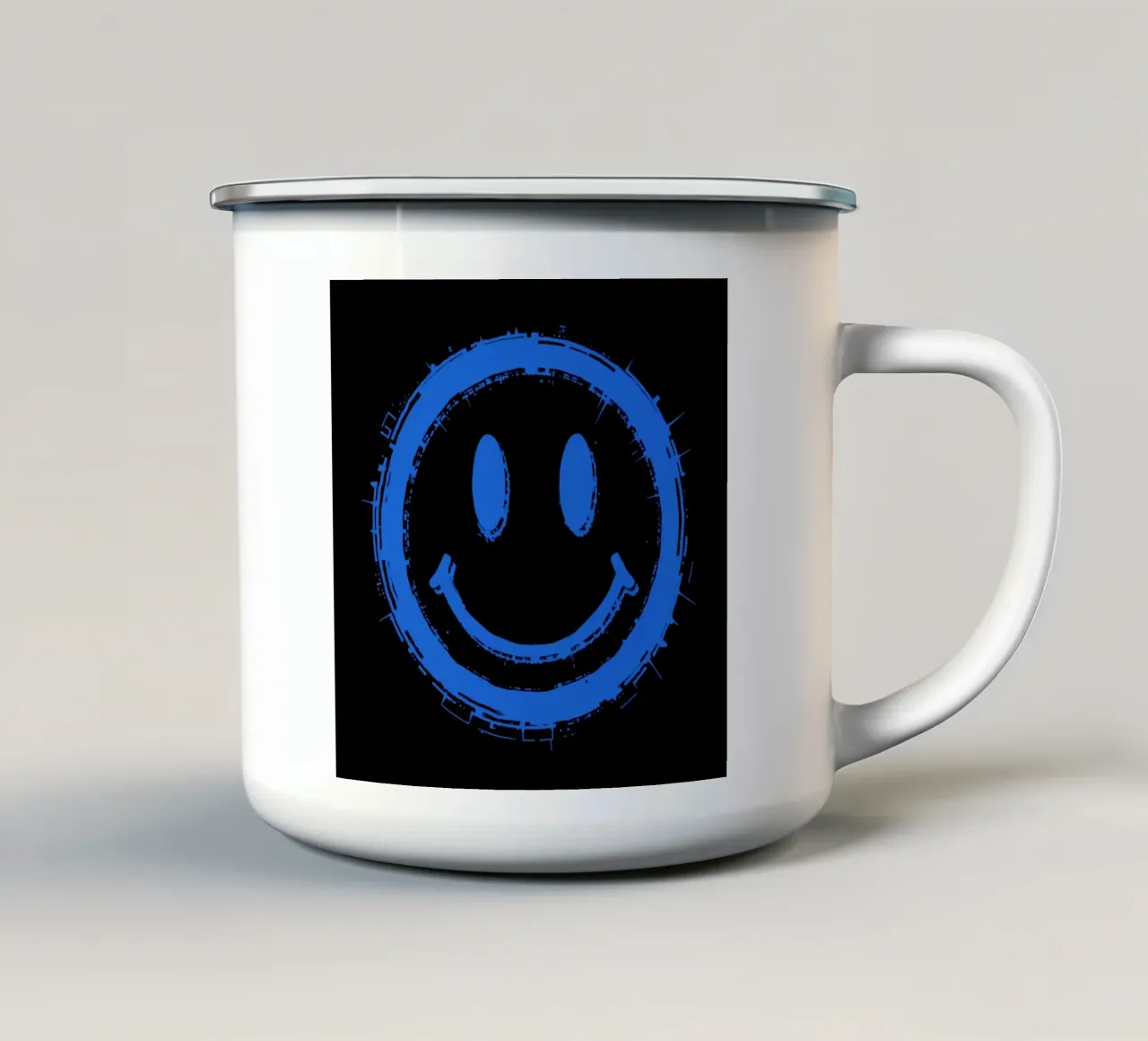 Emoji_StilA_3 tazza in smalto da AI-Portraits by LK