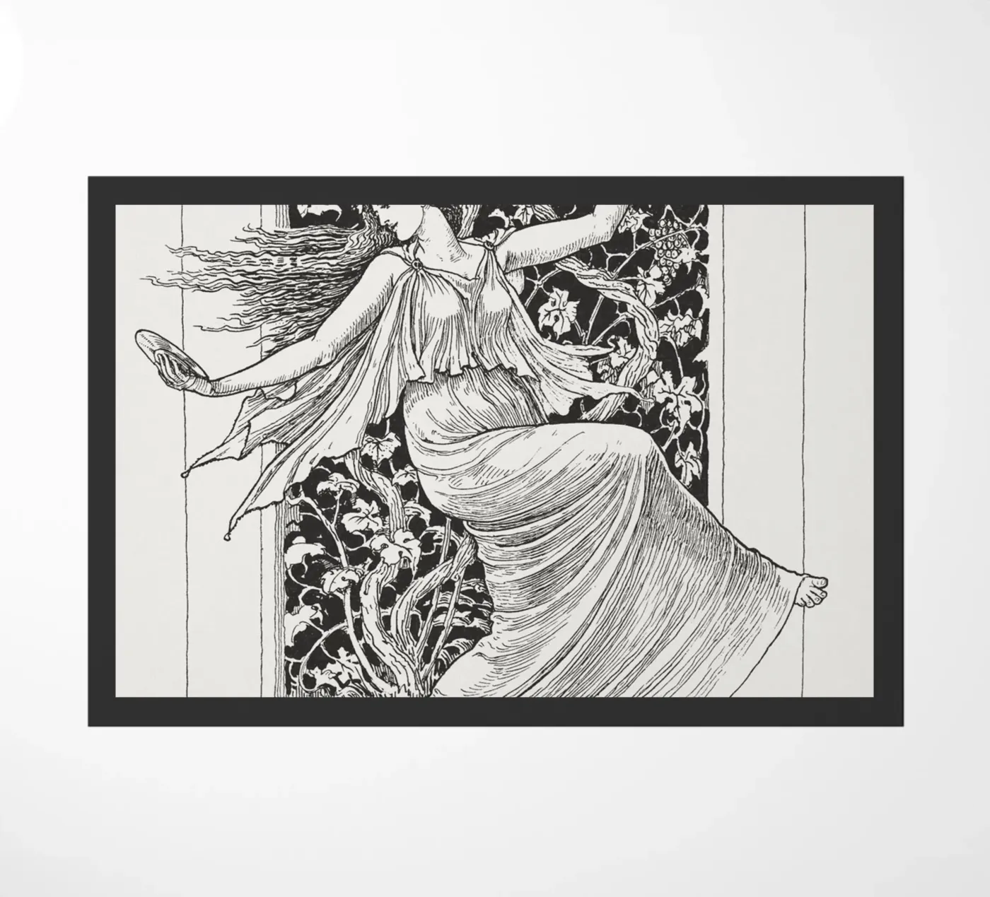 Human Skeleton doormat by vintageshop