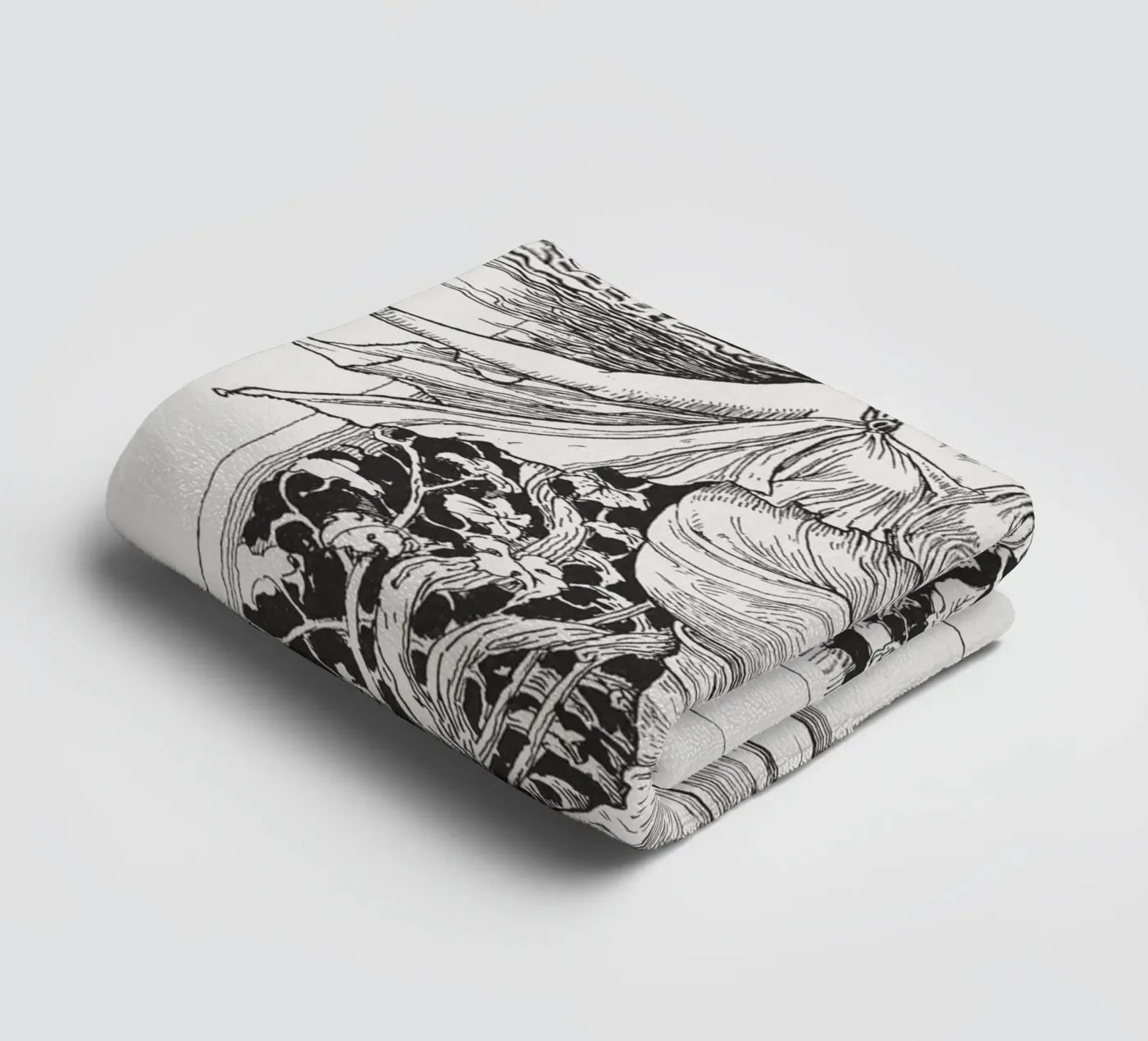 Human Skeleton badhanddoek van vintageshop