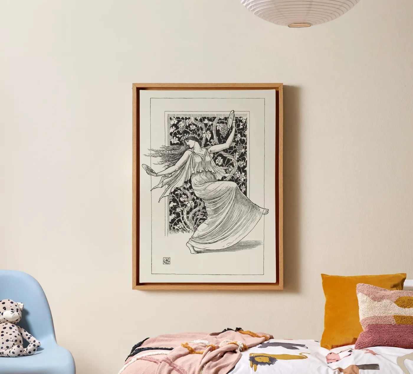 Human Skeleton canvas van vintageshop