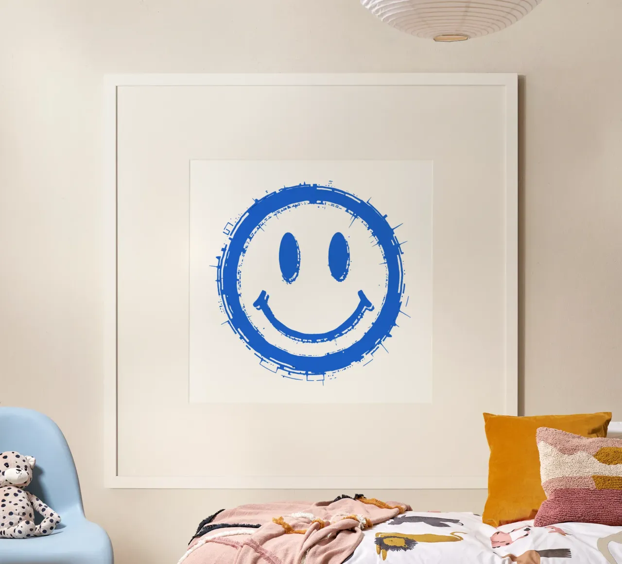 Emoji_StilA_4 poster con telaio in alluminio da AI-Portraits by LK