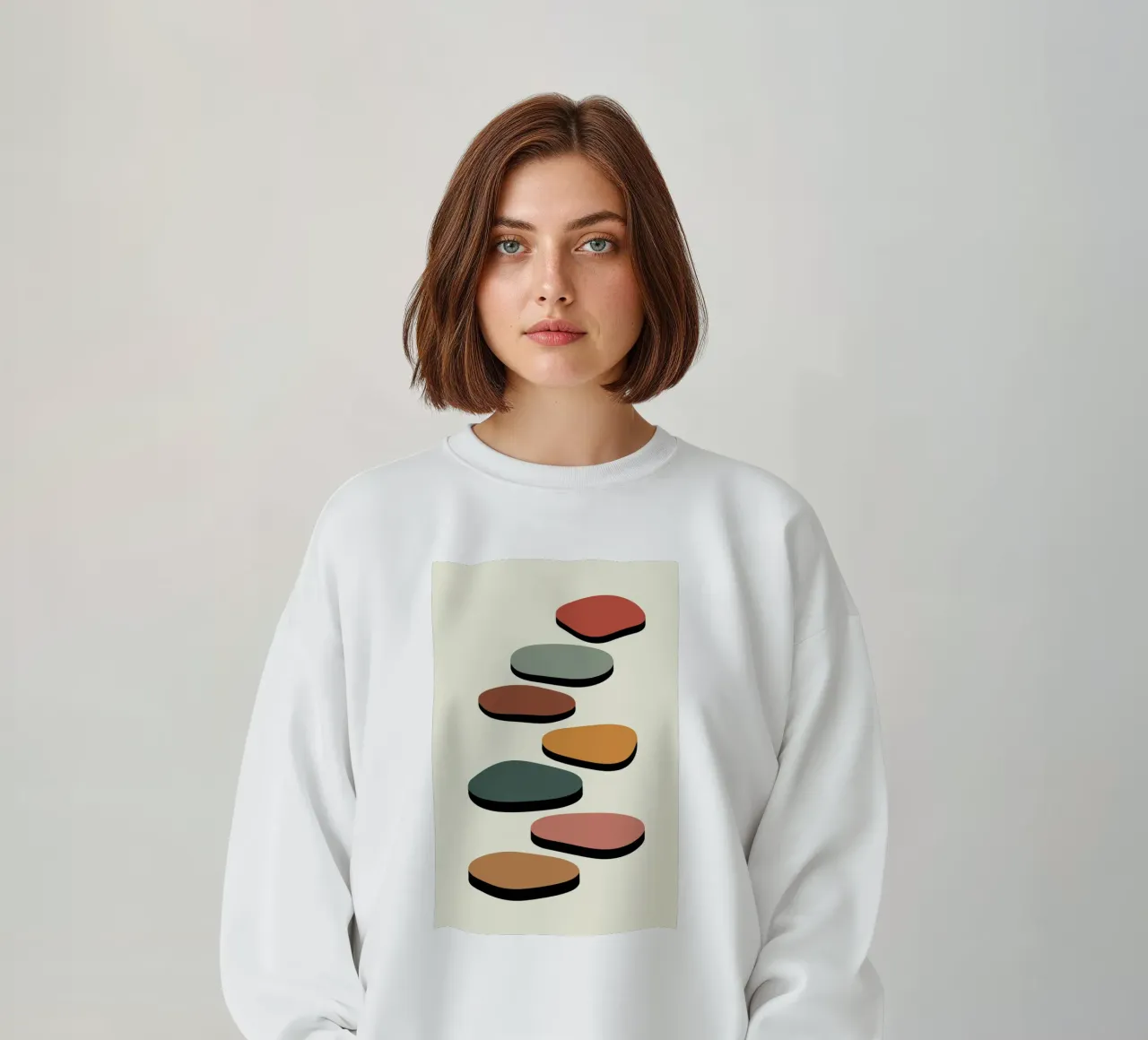 Diagonal Stepping Stones felpa da LisaArtes