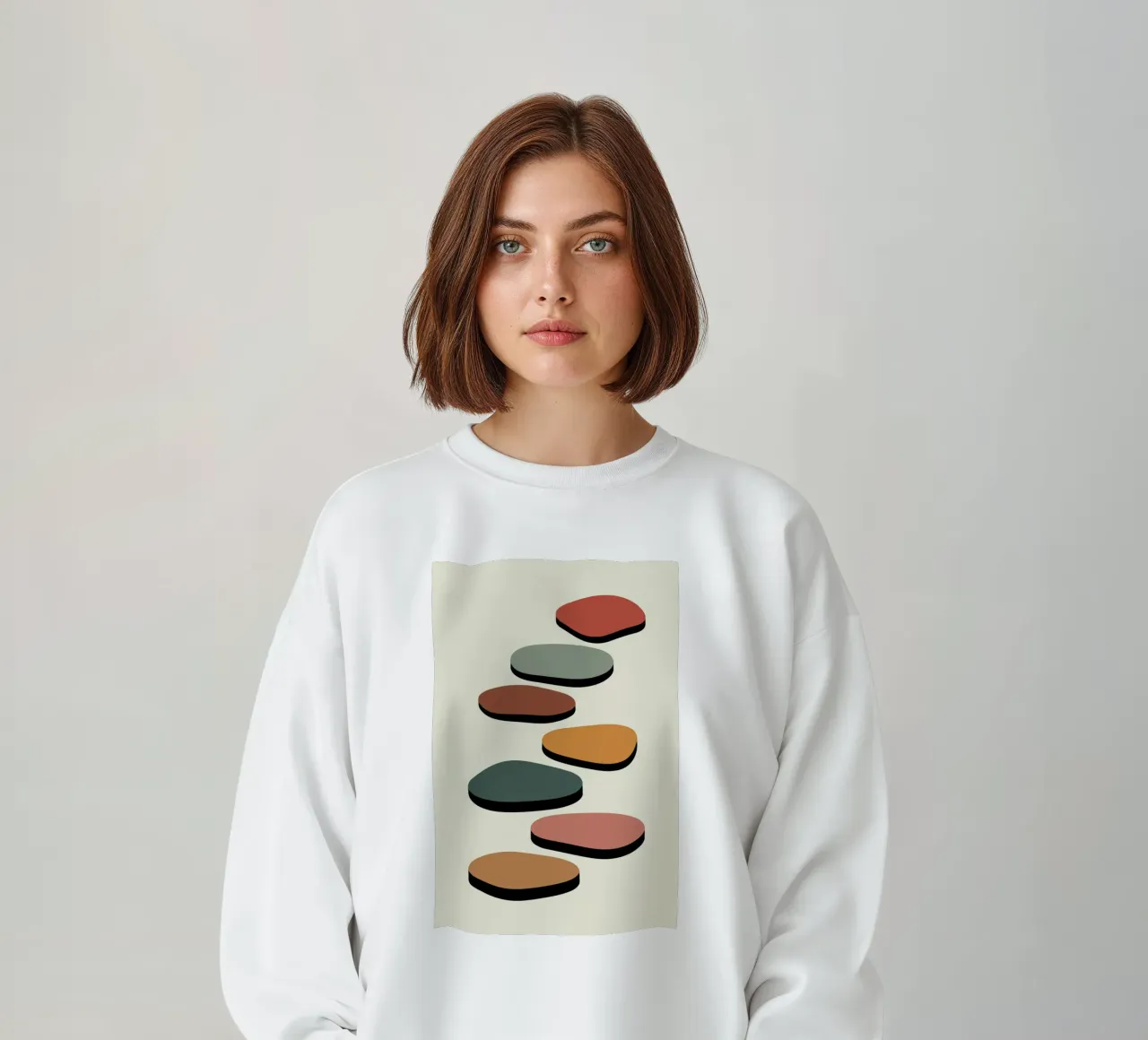 Diagonal Stepping Stones felpa da LisaArtes