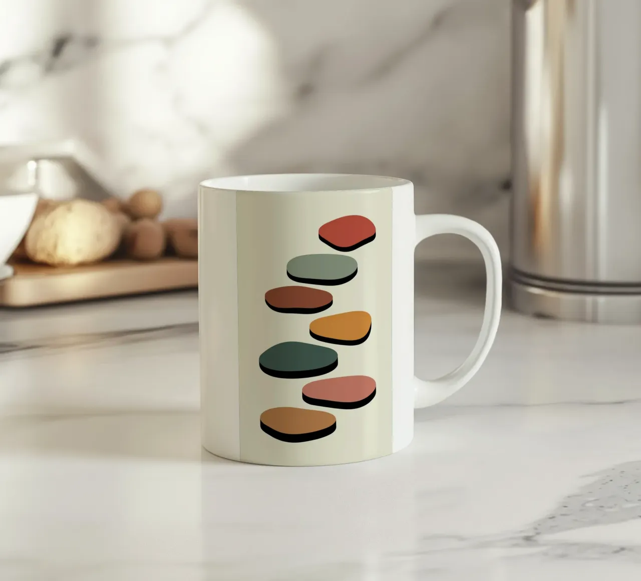 Diagonal Stepping Stones tazza in ceramica da LisaArtes