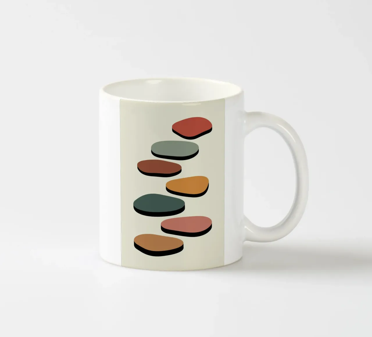 Diagonal Stepping Stones tazza in ceramica da LisaArtes