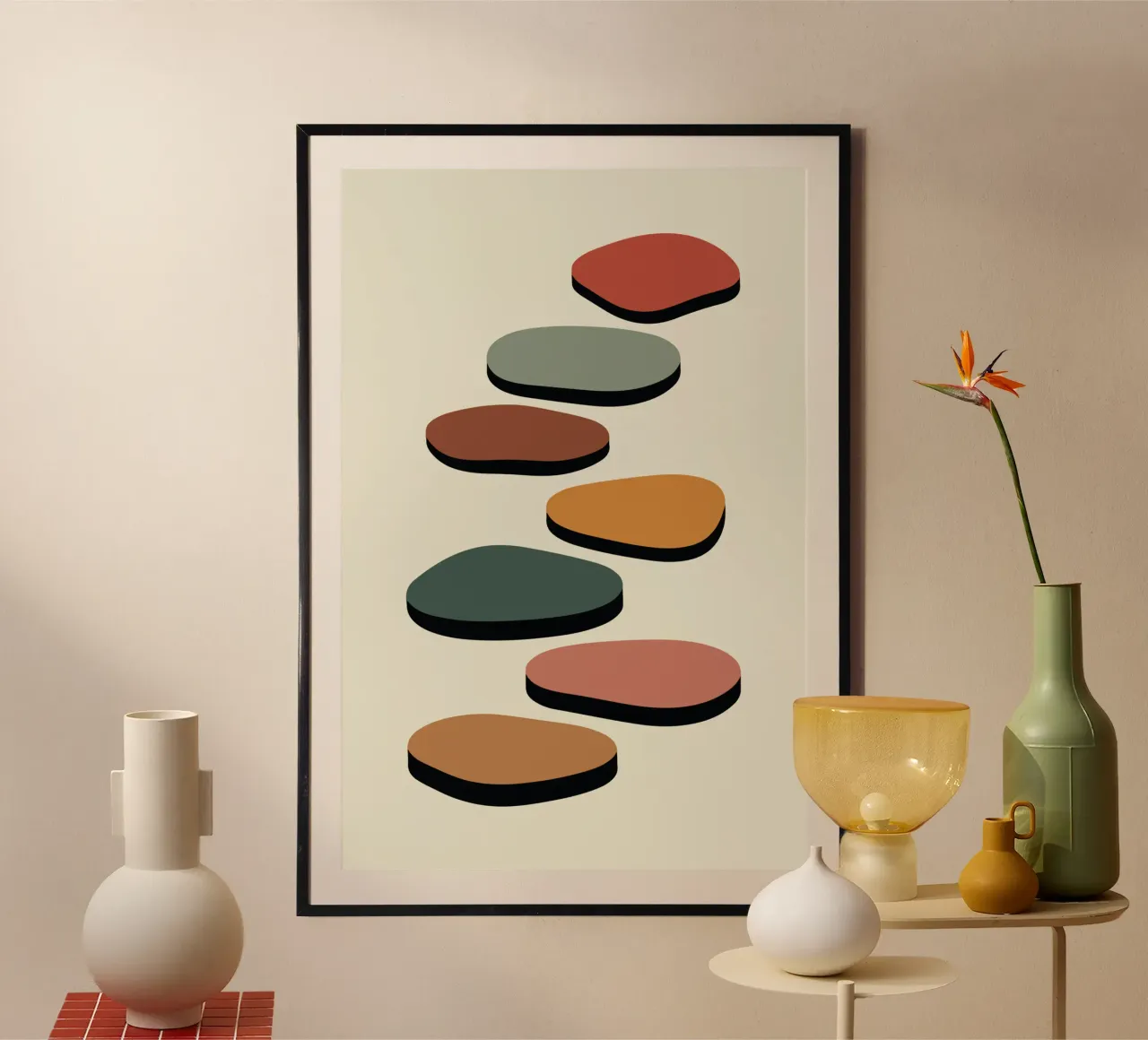 Diagonal Stepping Stones poster da LisaArtes