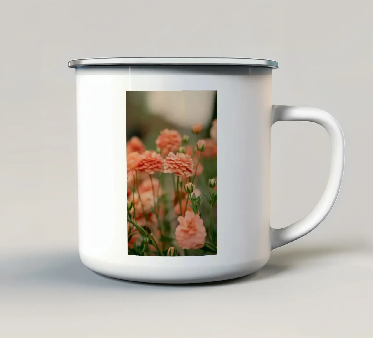 rosa tazza in smalto da Earthly Visions