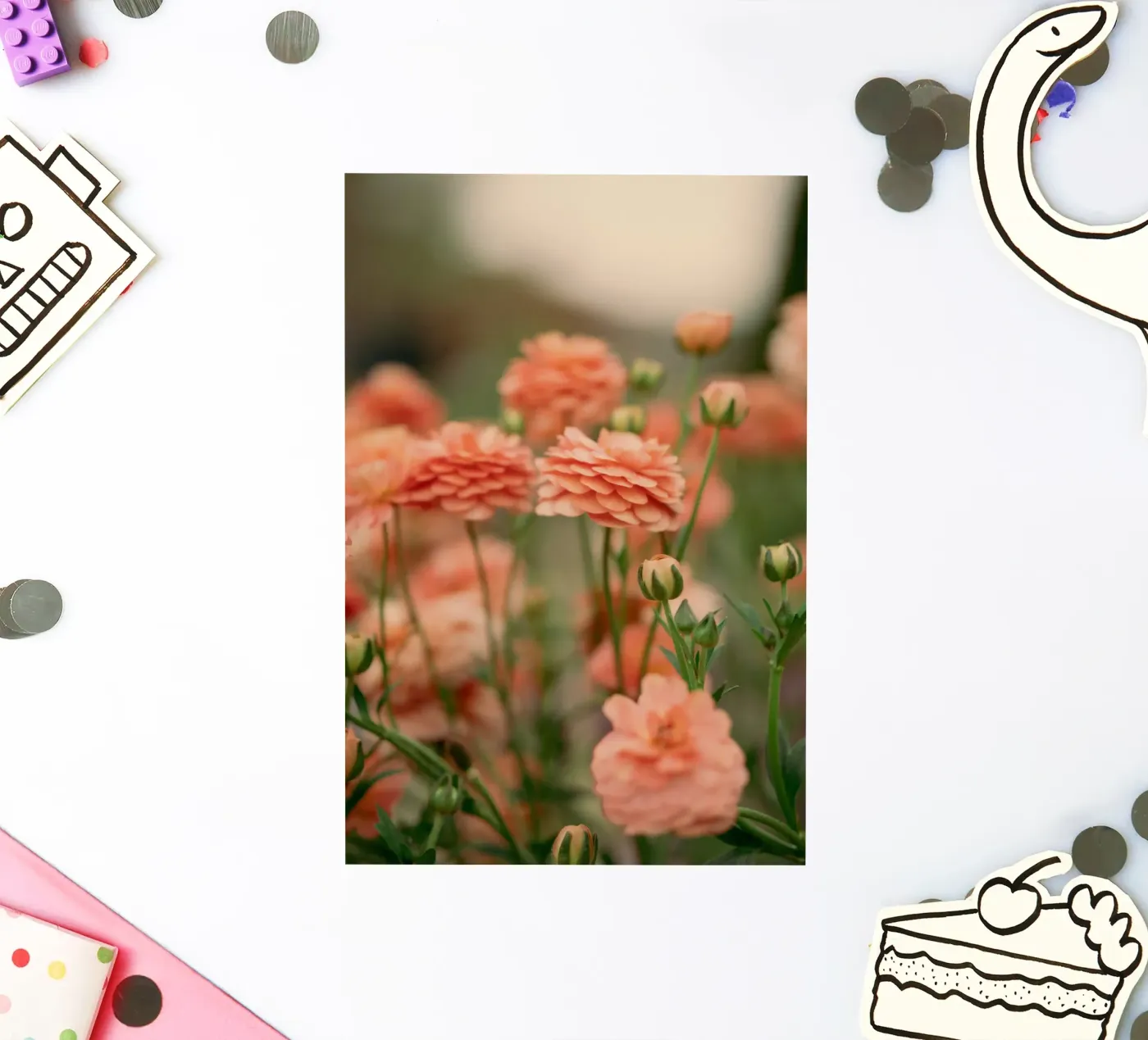 roos sticker van Earthly Visions