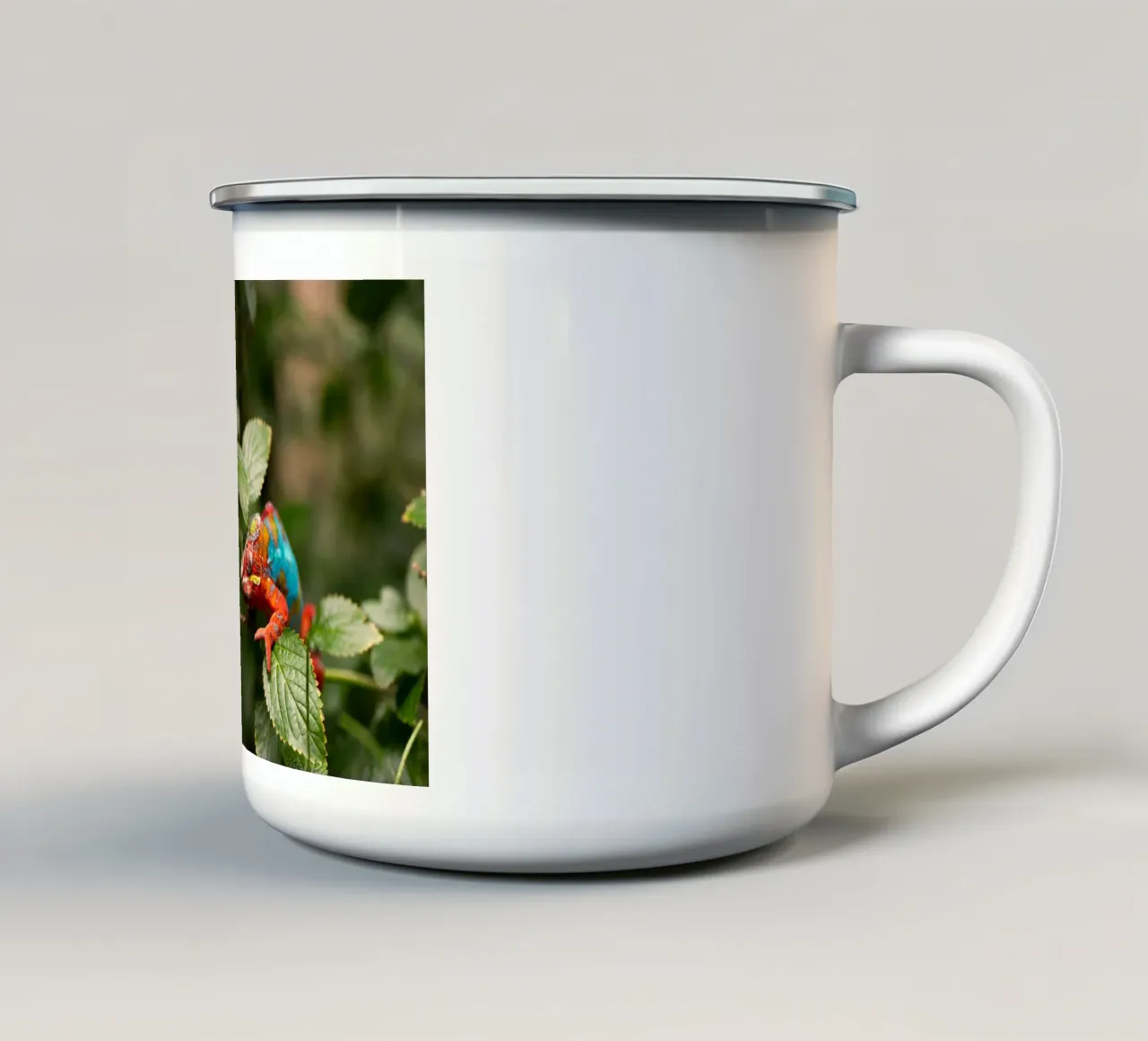 rana rossa tazza in smalto da Earthly Visions
