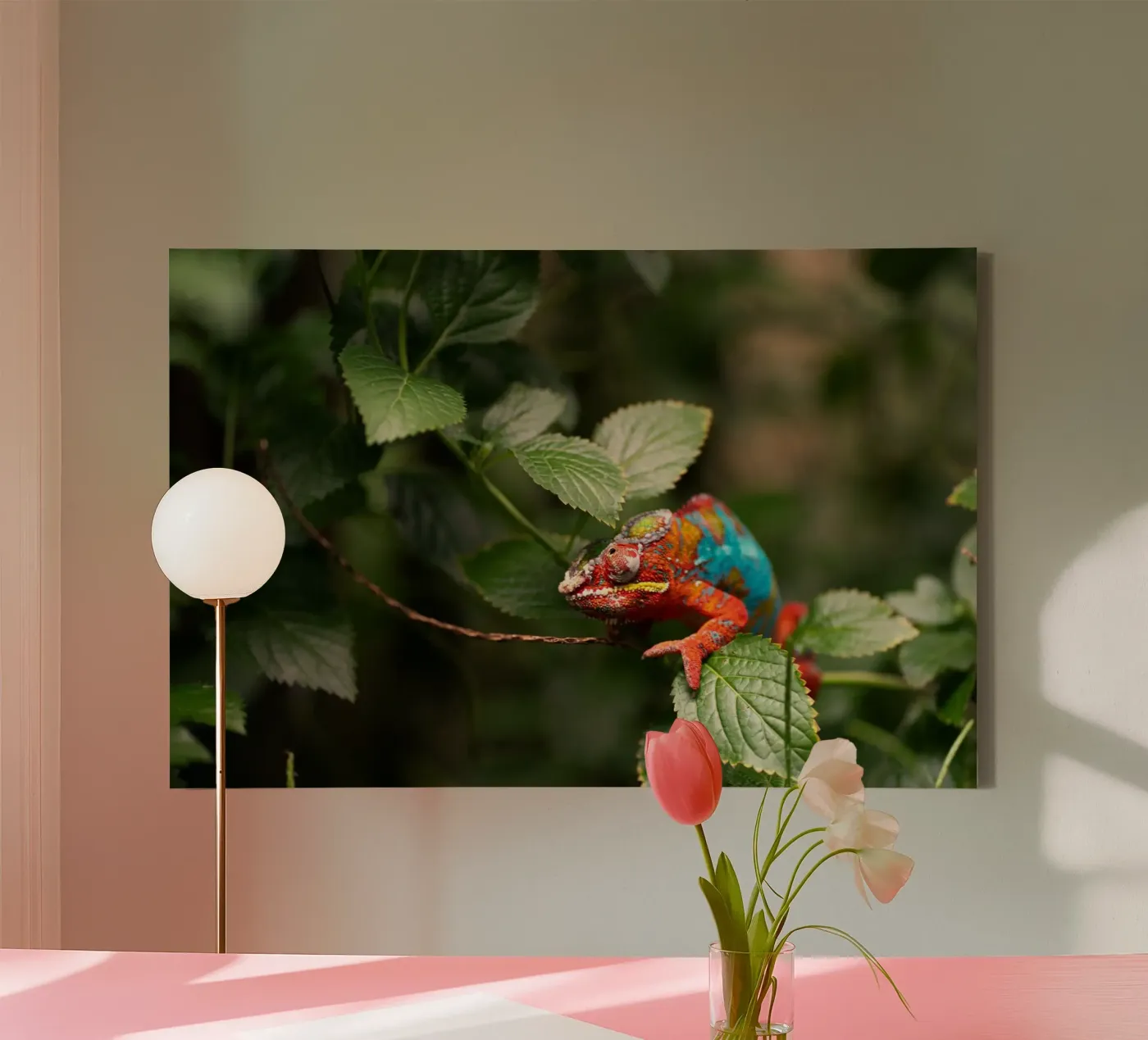 red frog canvas by Earthly Visions