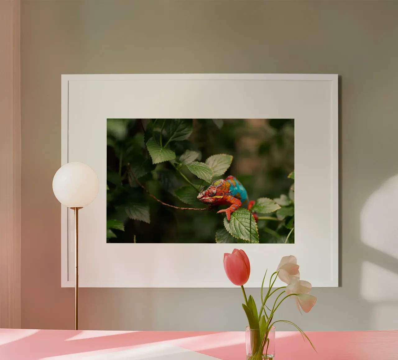 red frog poster by Earthly Visions