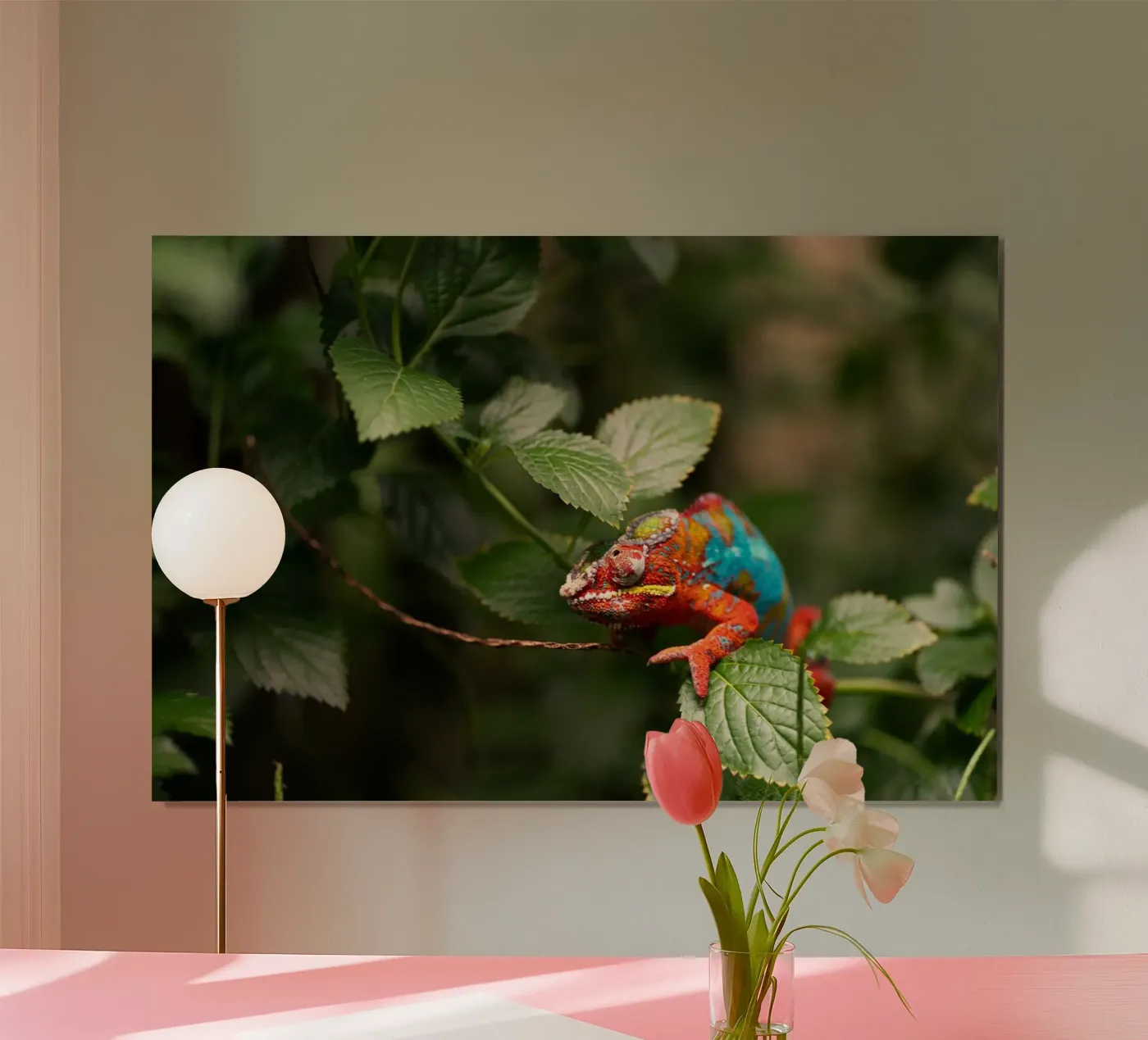red frog poster de Earthly Visions