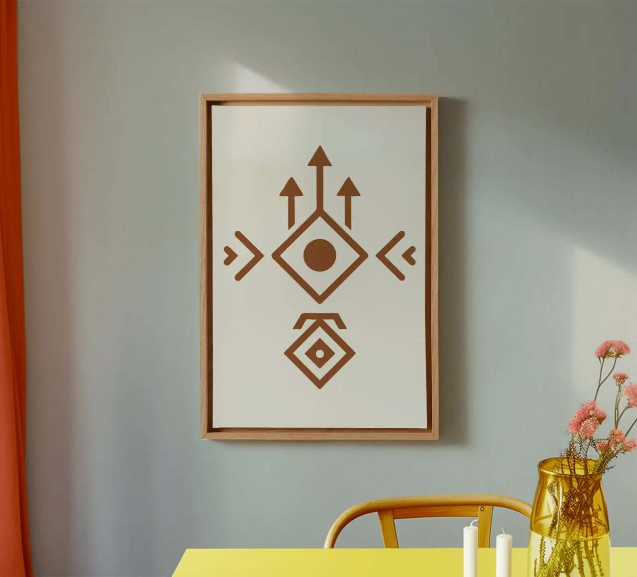 Earthbound Signal tela con Cornice a cassetta da LisaArtes