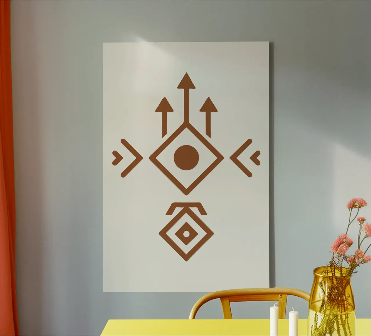 Earthbound Signal tela con Cornice a cassetta da LisaArtes