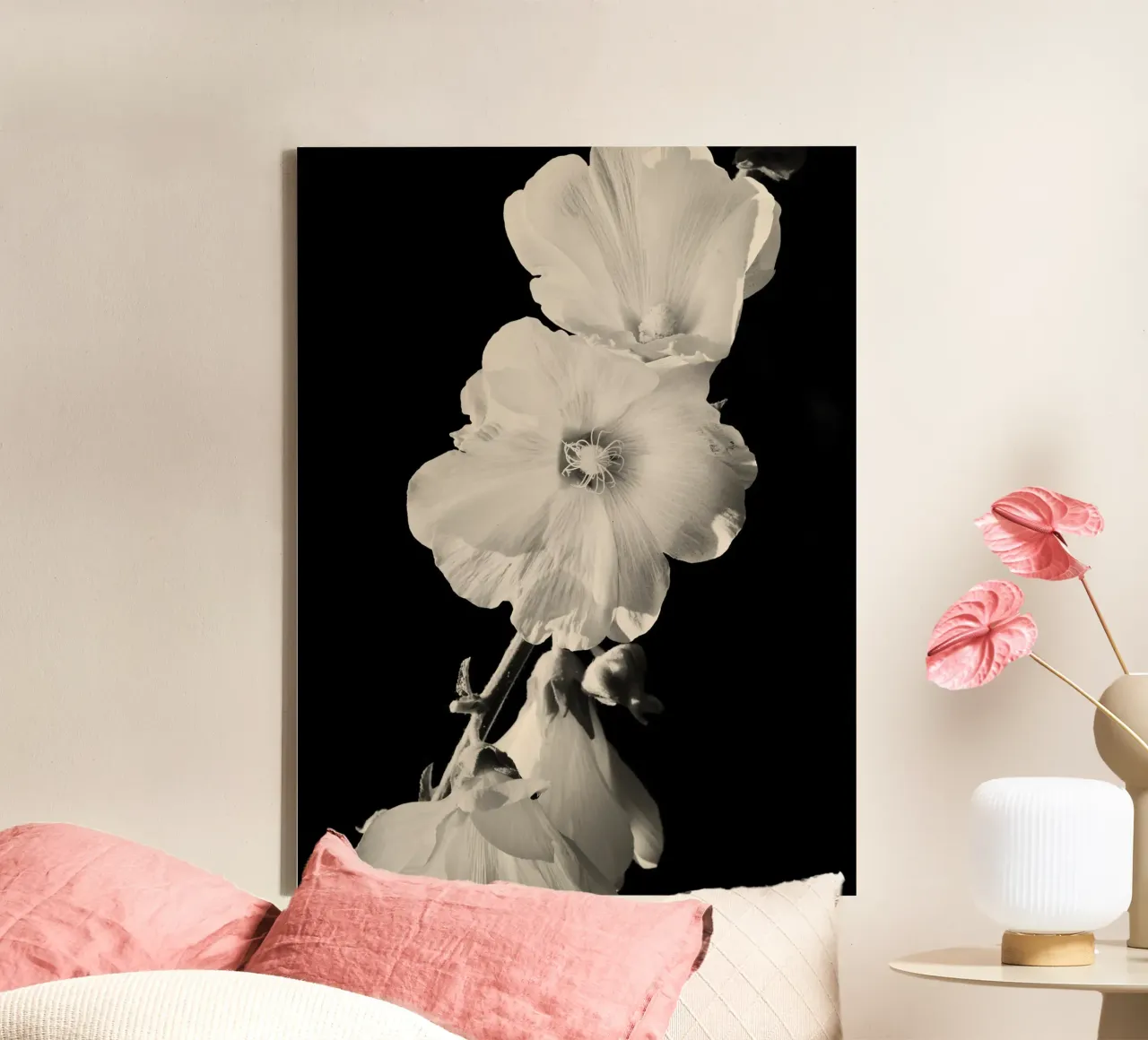 orchidee canvas met Baklijst van Earthly Visions