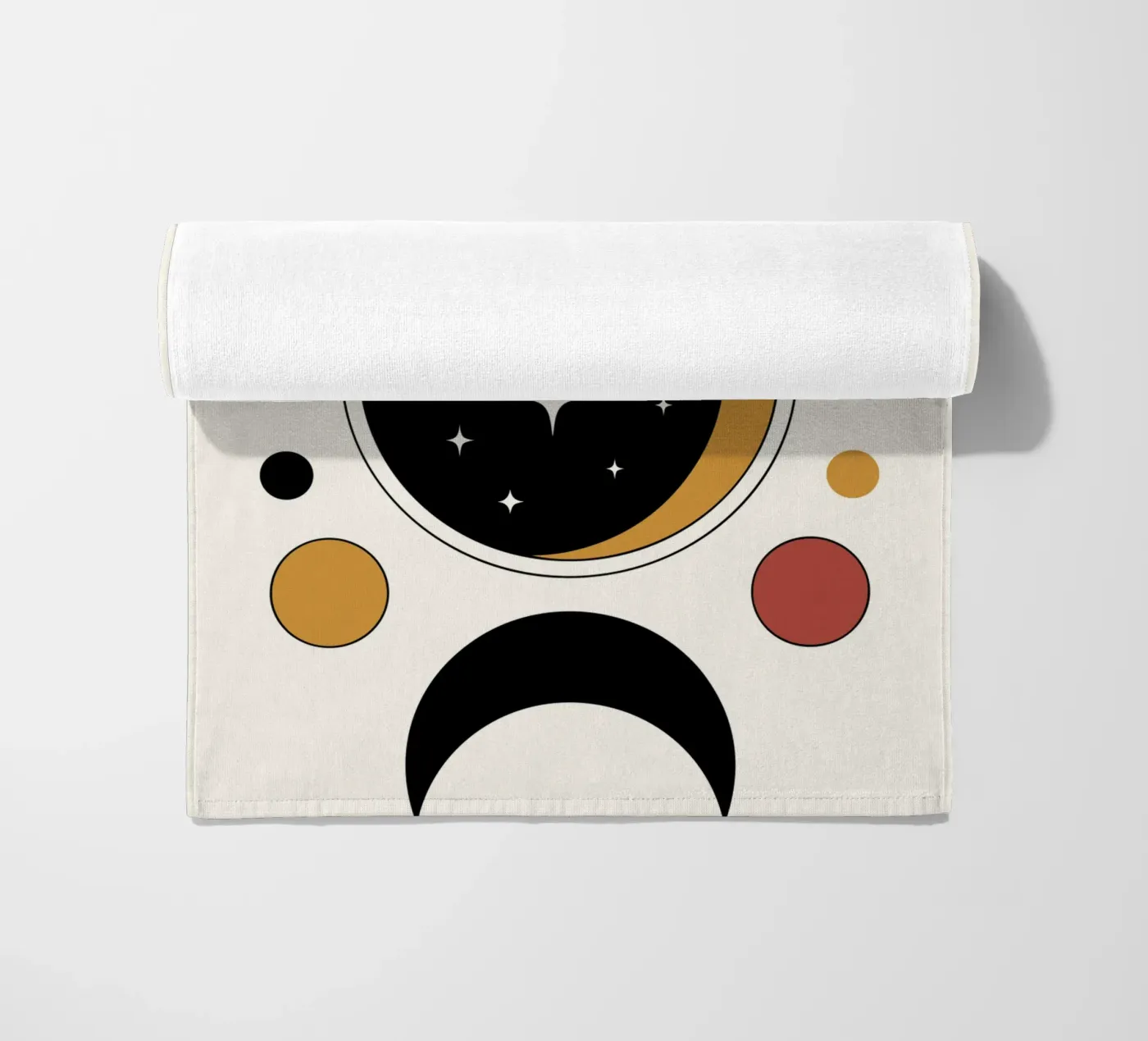 Eclipse Rings beach towel by LisaArtes