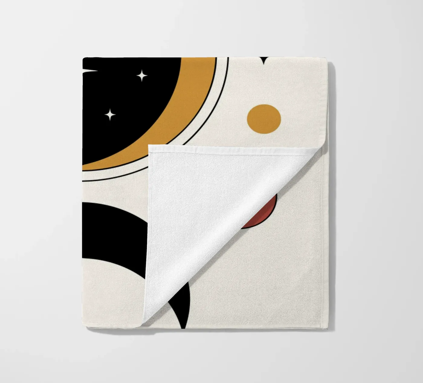 Eclipse Rings beach towel by LisaArtes