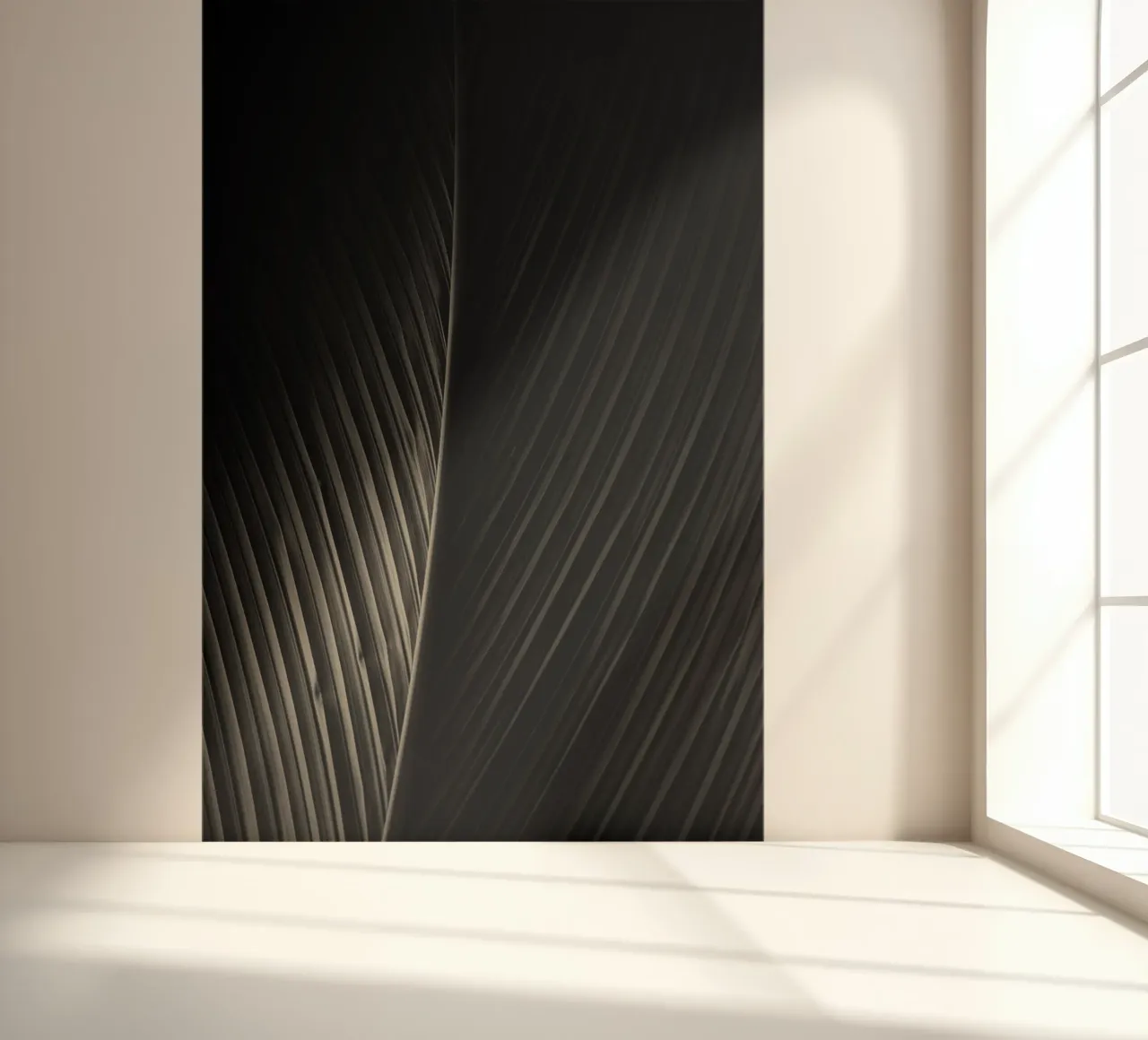 palmblad fotobehang van Earthly Visions