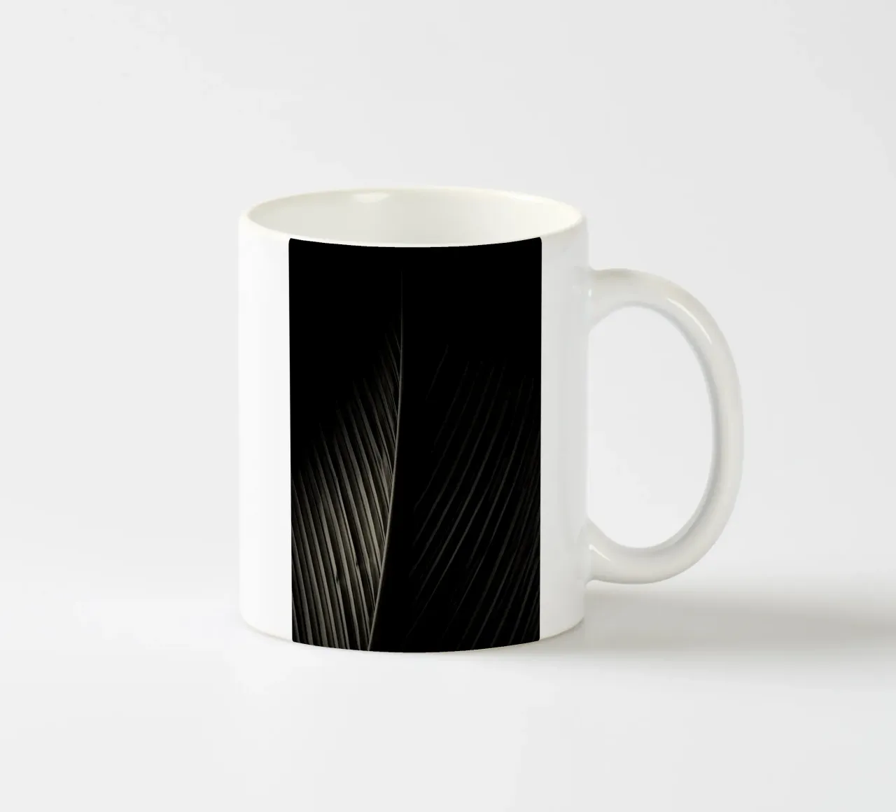palm leaf ceramic mug by Earthly Visions