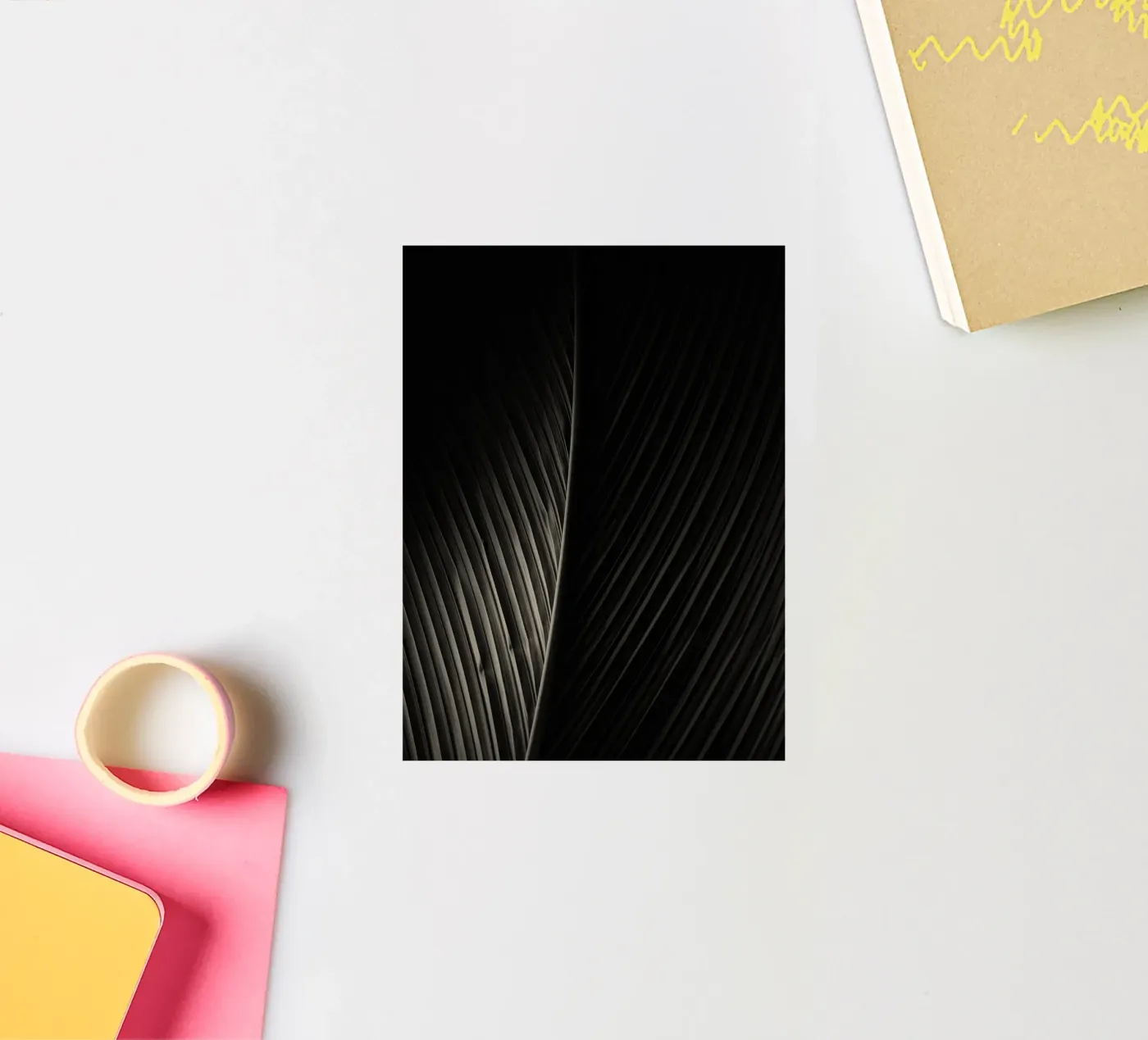 palm leaf sticker van Earthly Visions