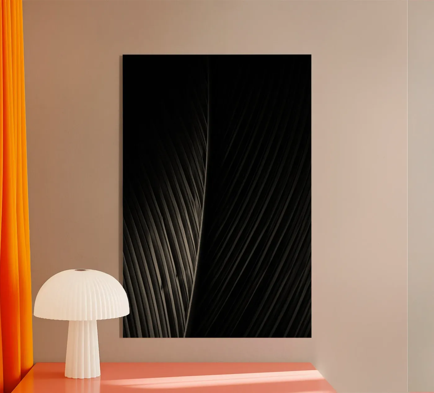 palm leaf Acryl-Glas von Earthly Visions