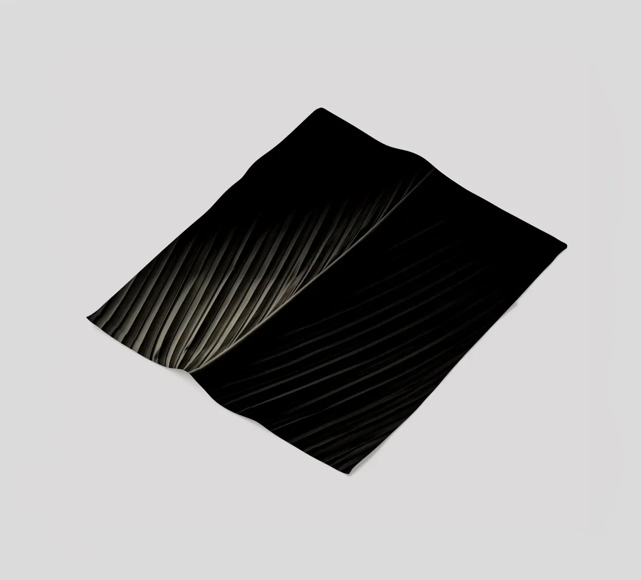 Palmenblatt Fleecedecke von Earthly Visions