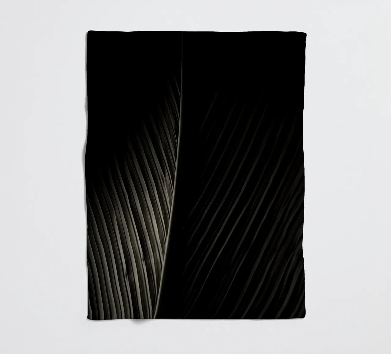 Palmenblatt Fleecedecke von Earthly Visions