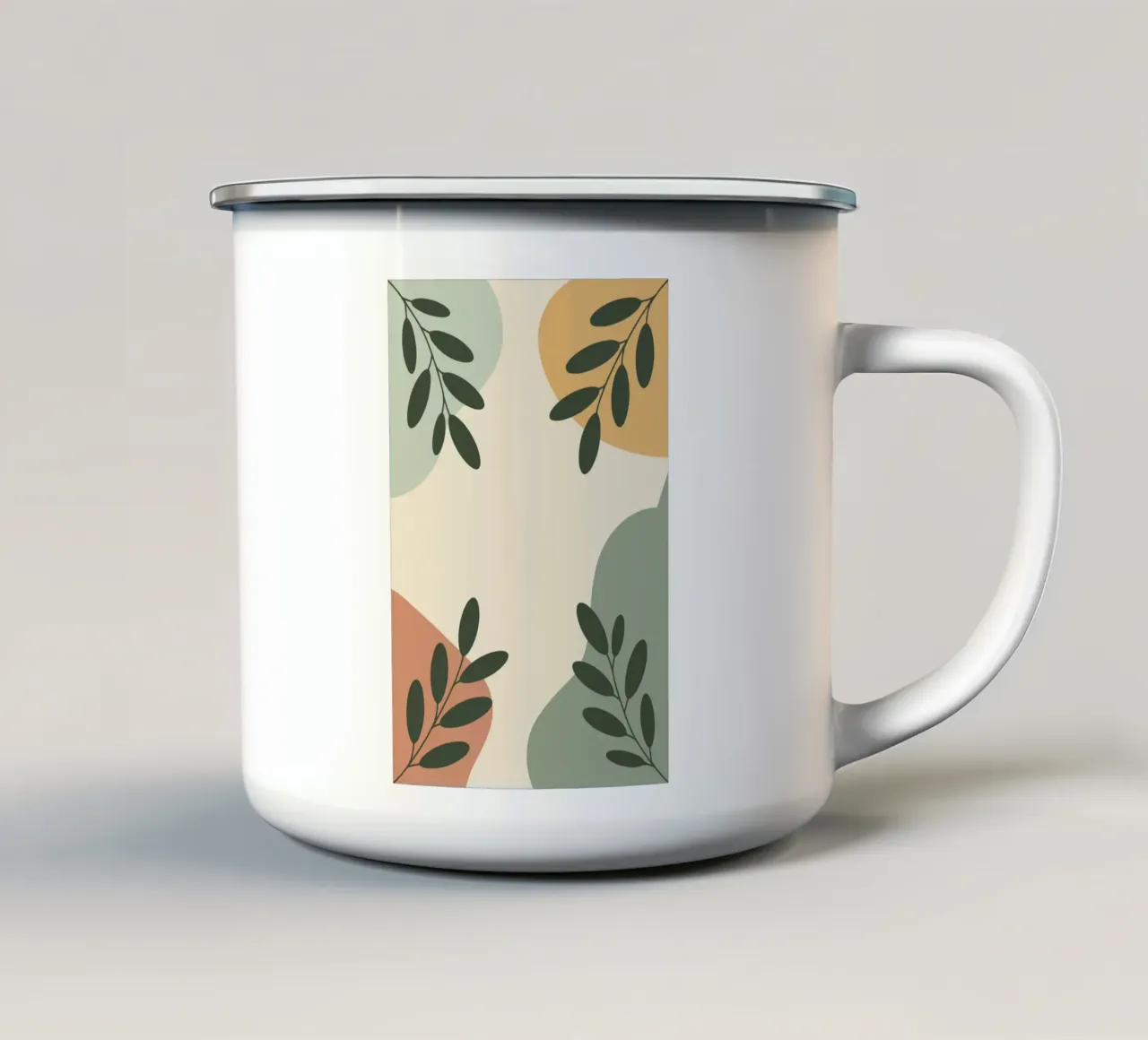 Eucalyptus Botanical tazza in smalto da LisaArtes