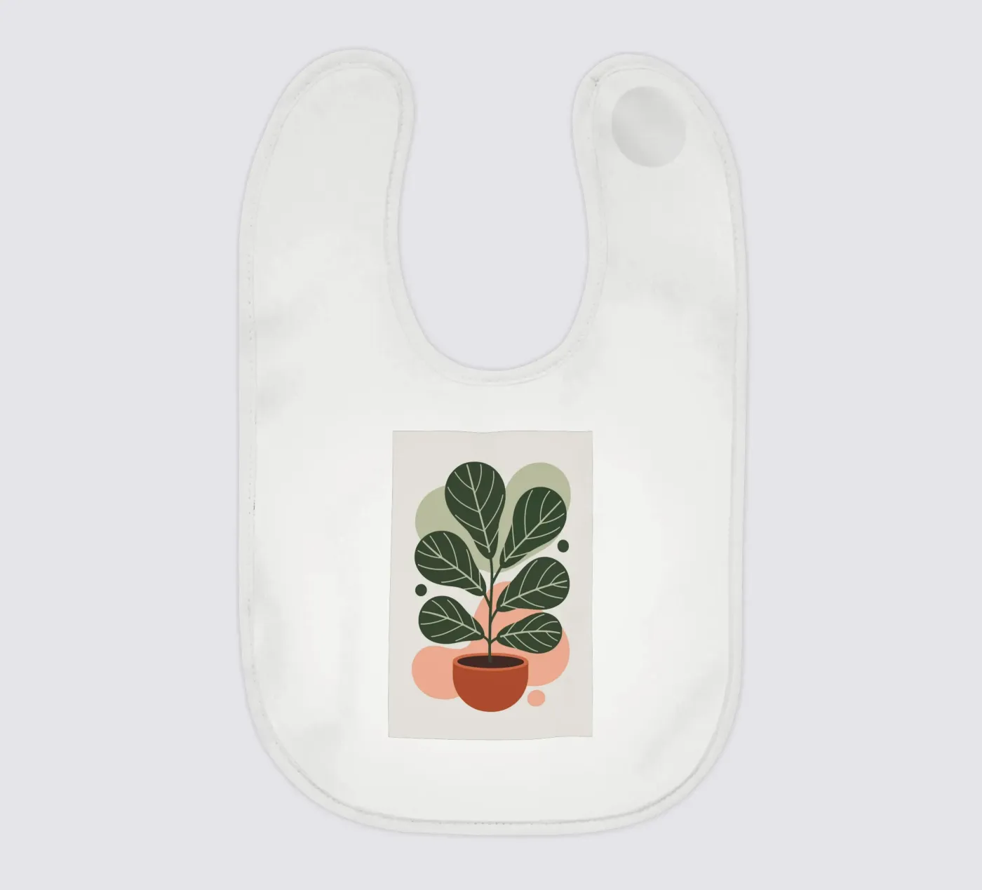 Fig leaf baby slabbetje van LisaArtes