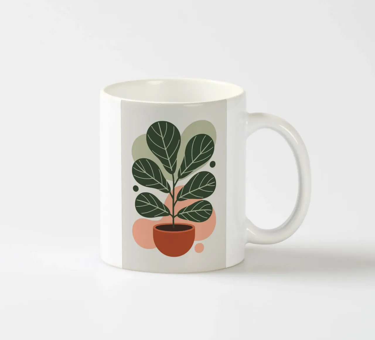 Fig leaf tazza in ceramica da LisaArtes