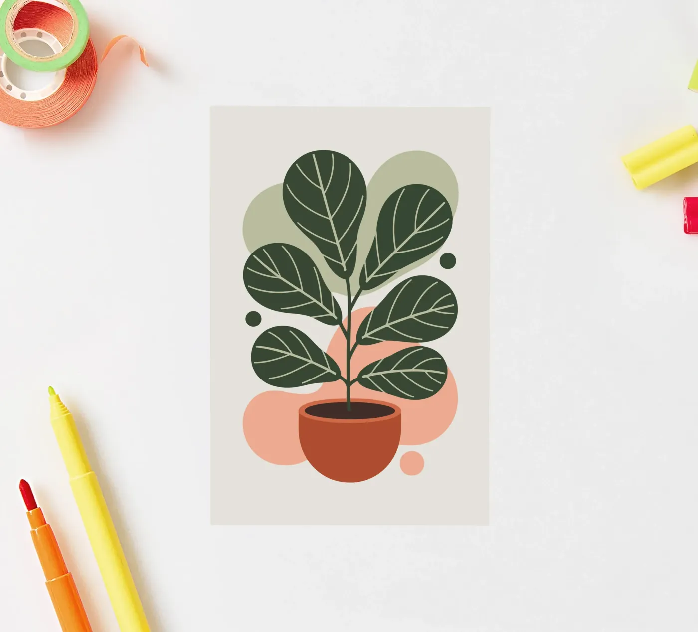 Fig leaf sticker van LisaArtes
