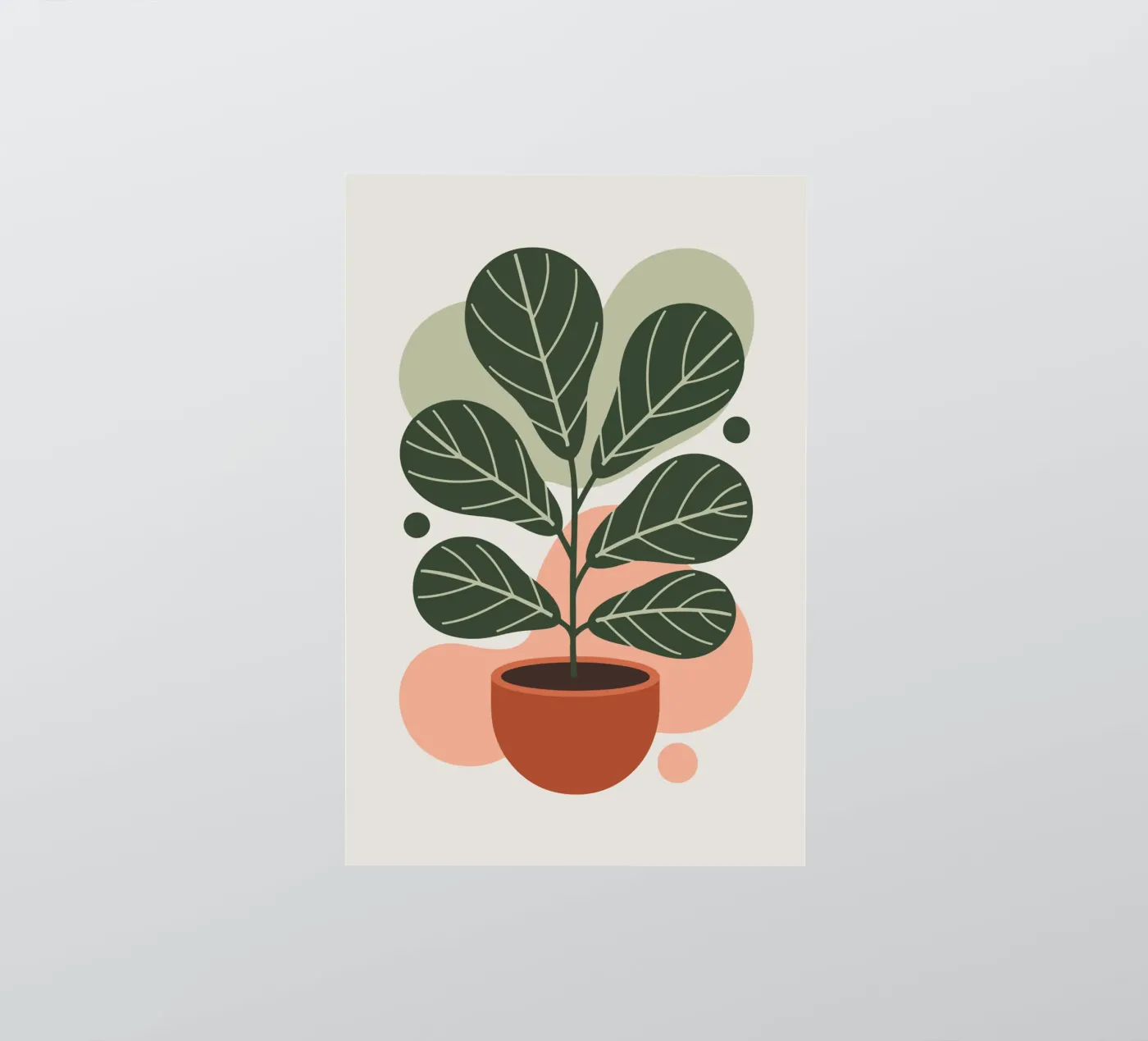 Fig leaf sticker van LisaArtes